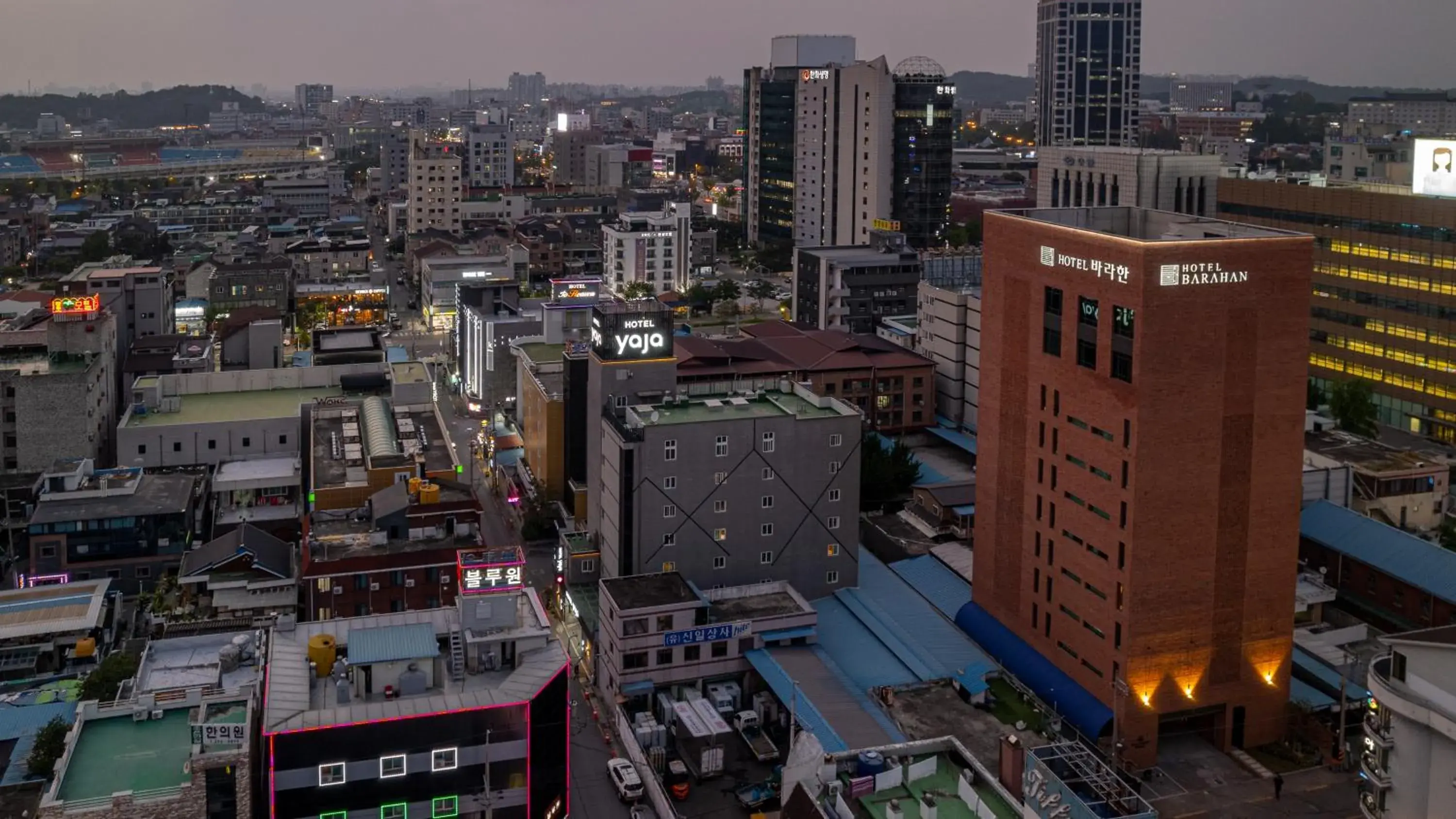 Bird's-eye View in jeonju hotel barahan