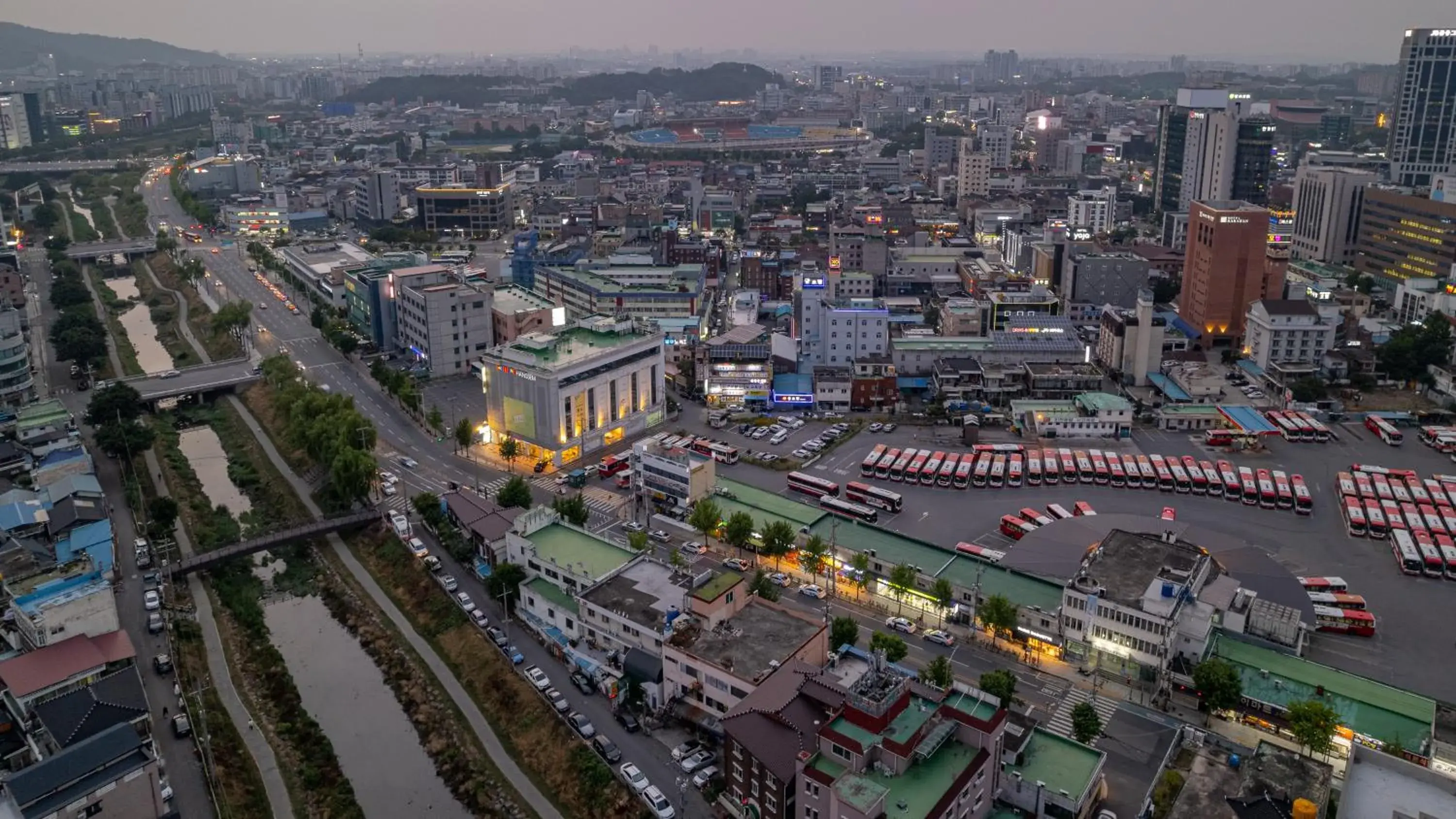 Bird's-eye View in jeonju hotel barahan