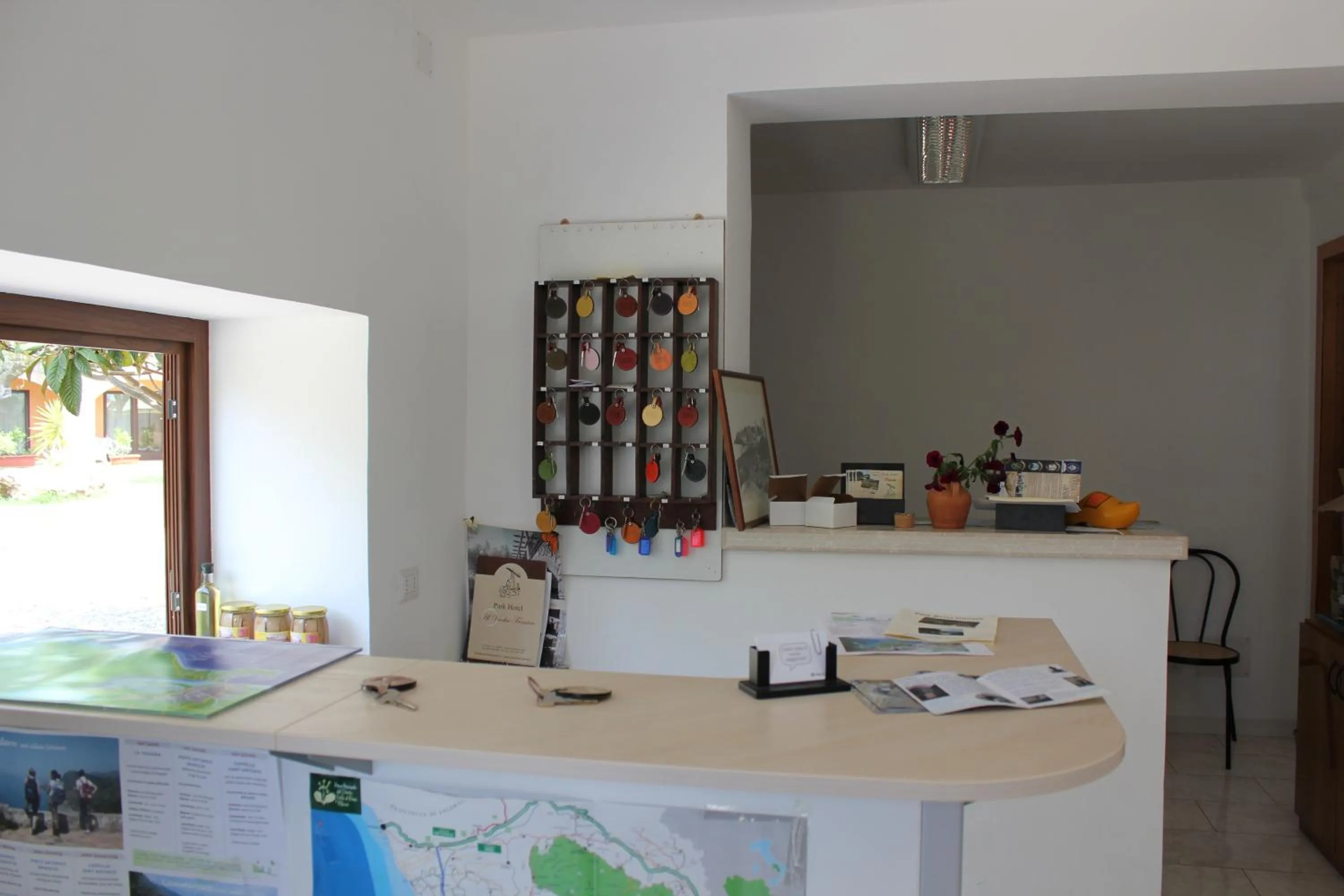 Lobby or reception in Park Hotel Cilento