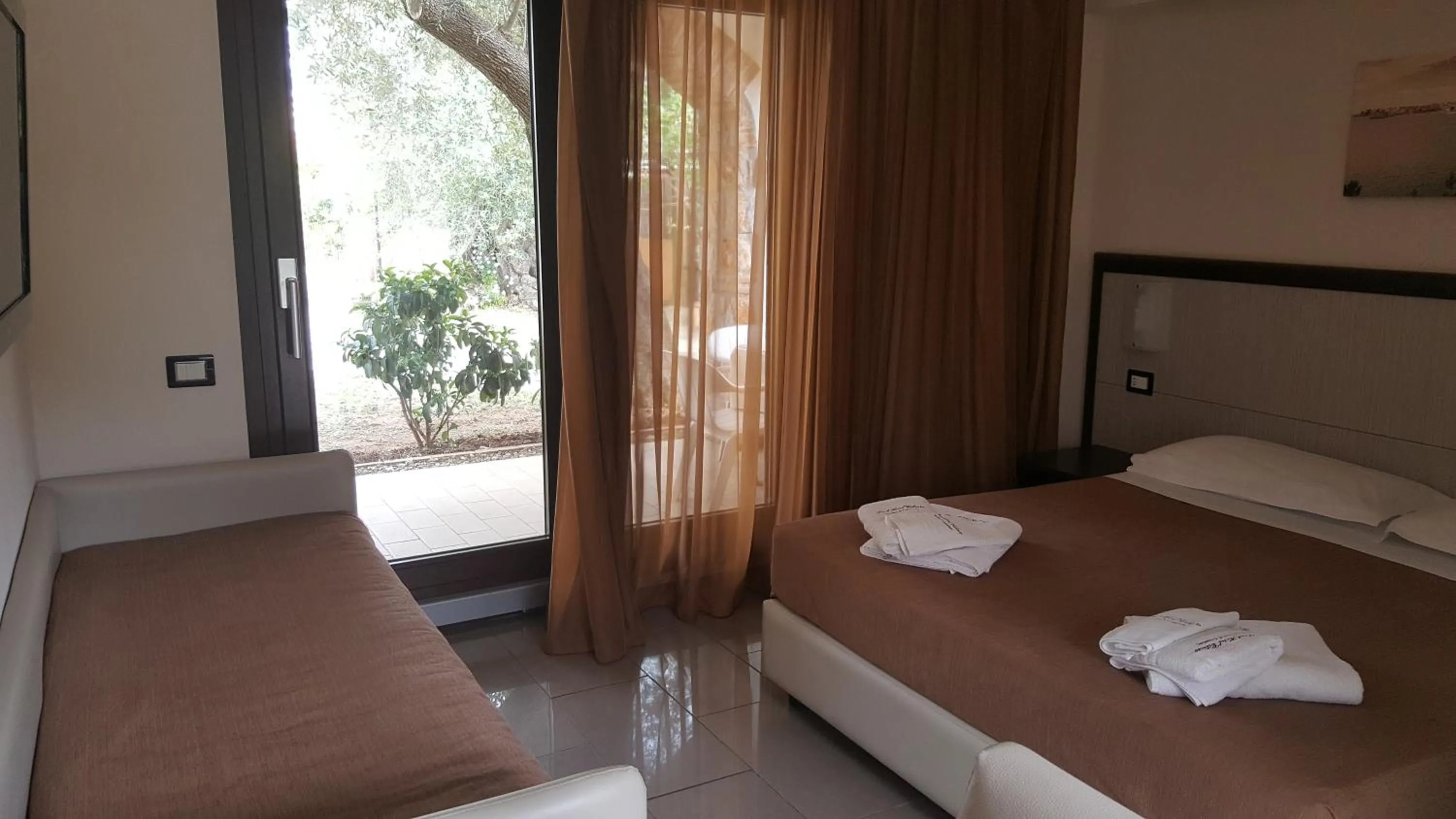 Bed in Park Hotel Cilento
