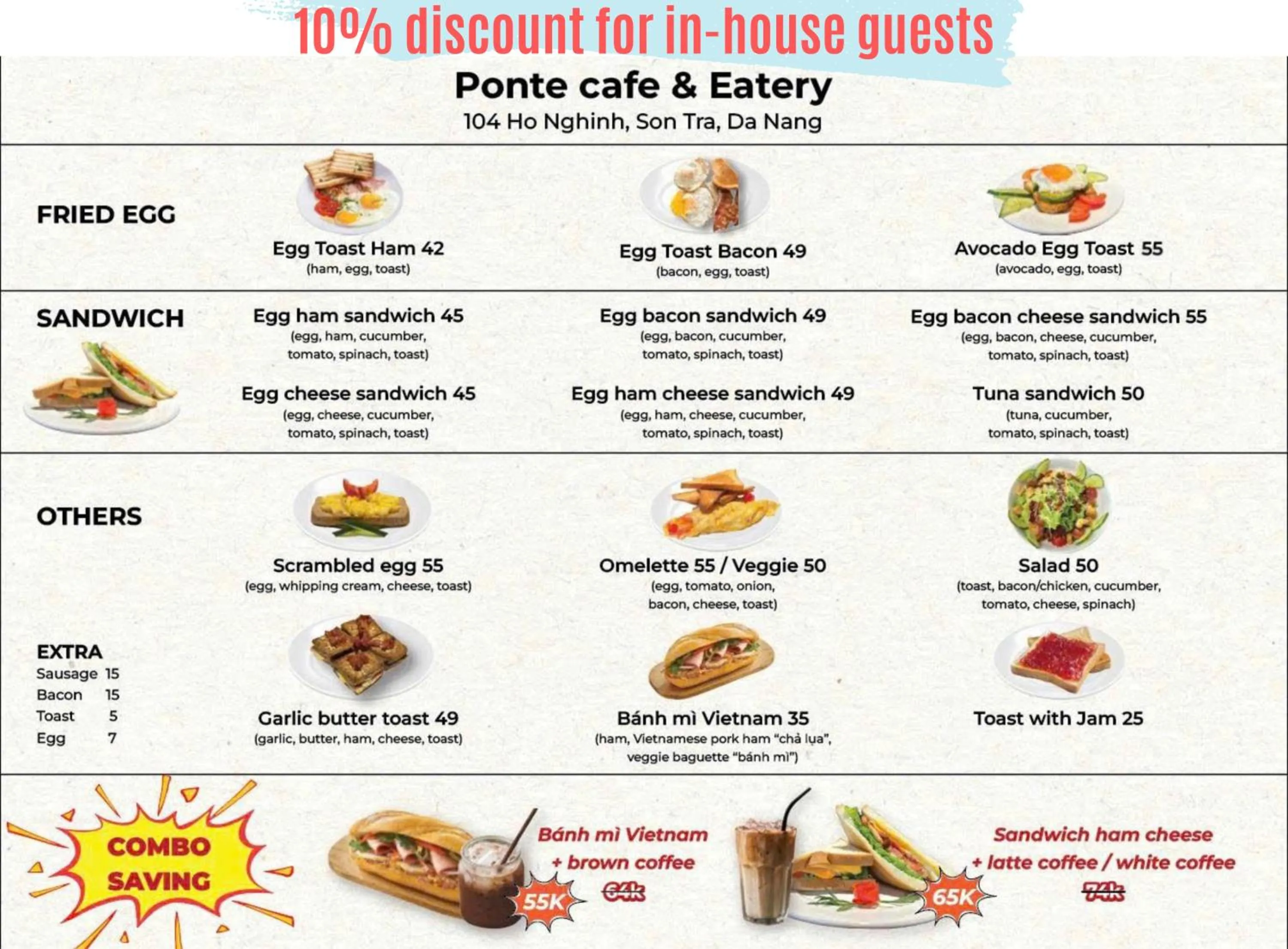 Breakfast in Ponte Boutique Da Nang