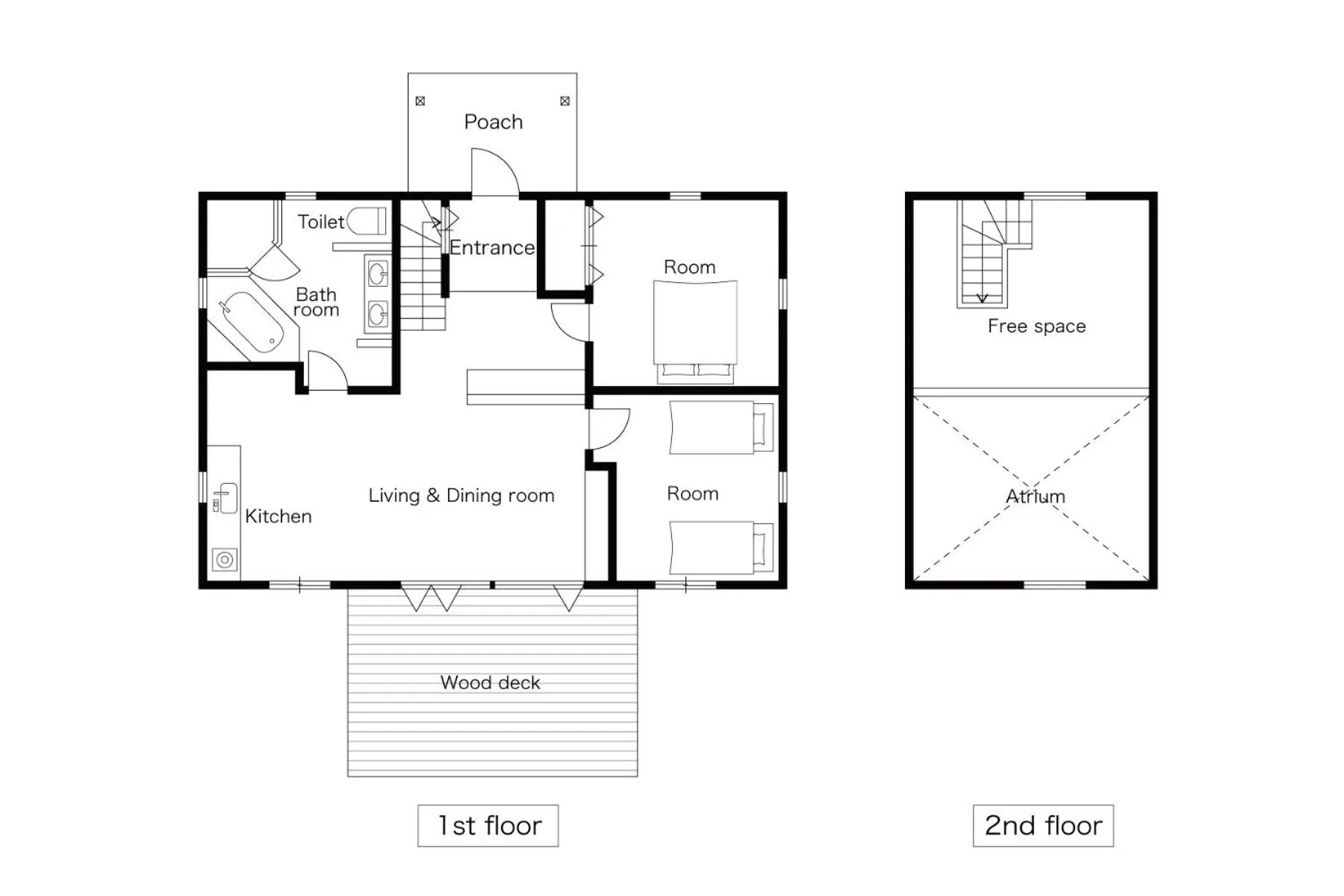 Floor Plan in Nasu Highland Park Official Hotel Towa Pure Cottages