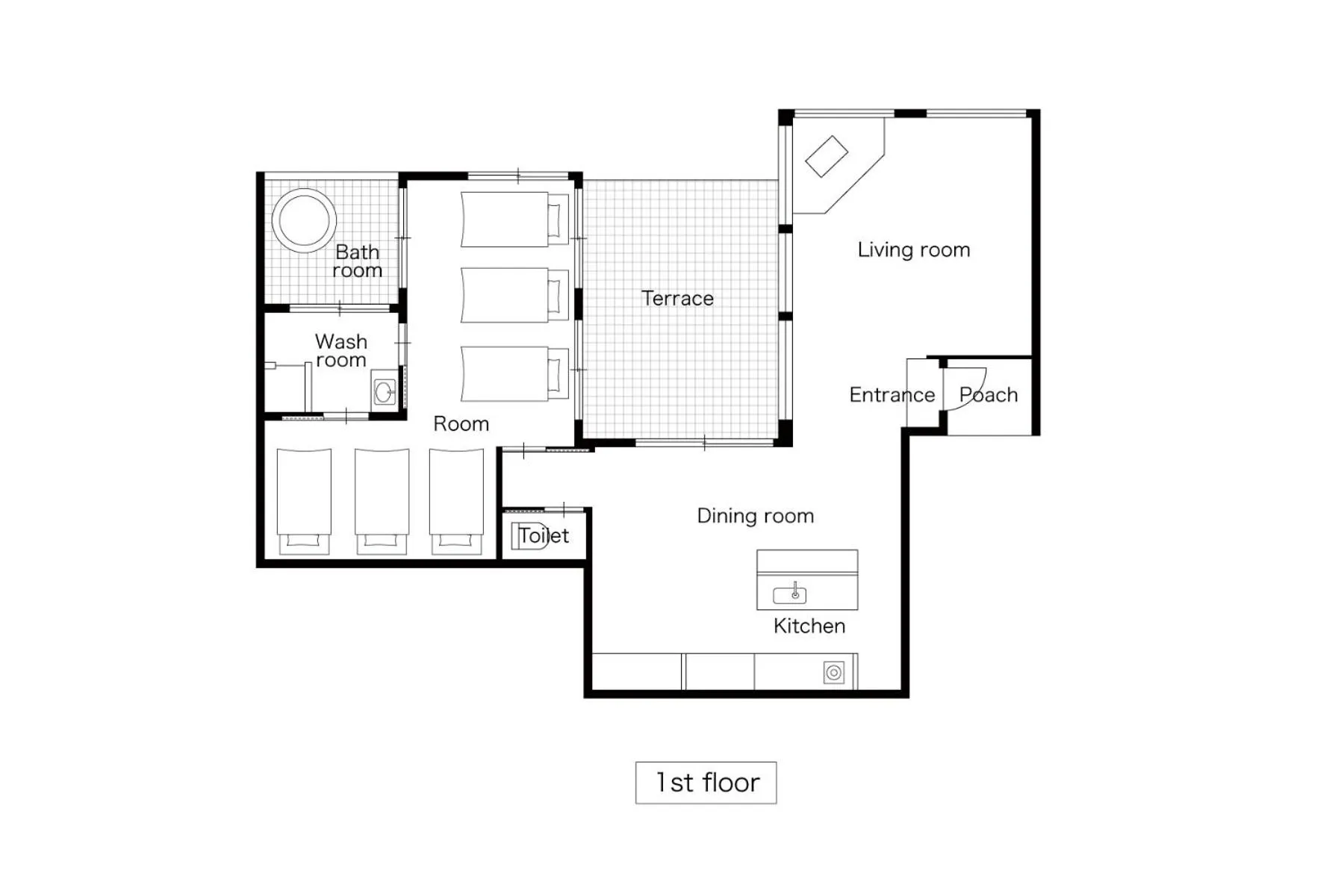 Floor Plan in Nasu Highland Park Official Hotel Towa Pure Cottages
