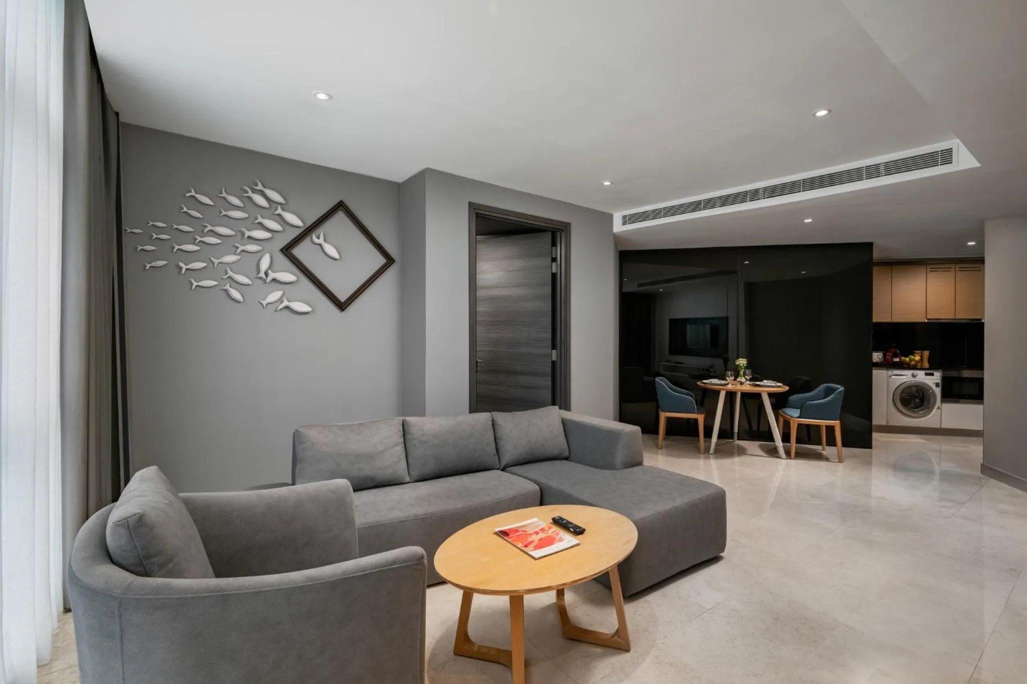 Kitchen or kitchenette in Fraser Place Puteri Harbour