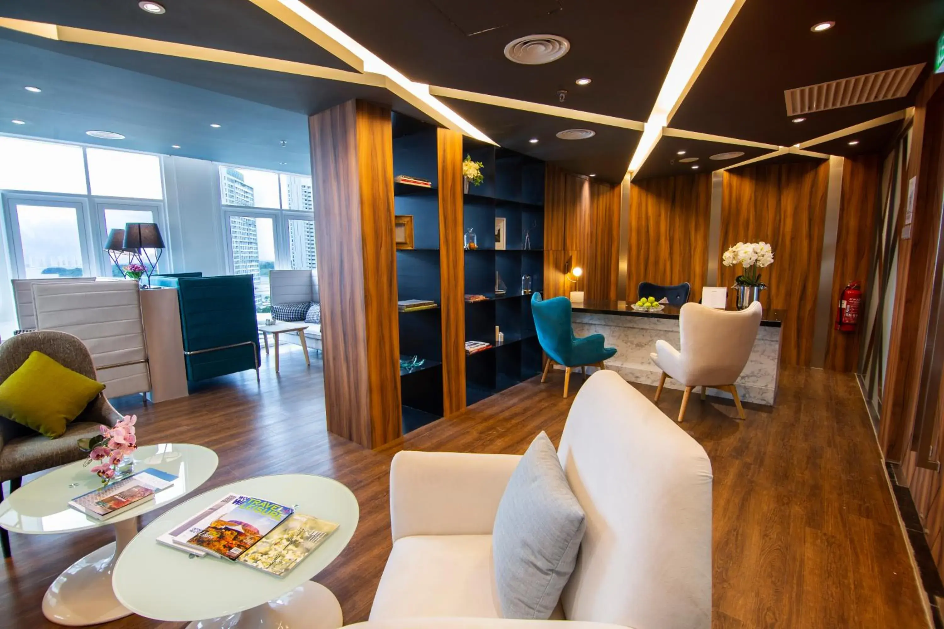 Lounge or bar in Fraser Place Puteri Harbour Lounge or bar in Fraser Place Puteri Harbour