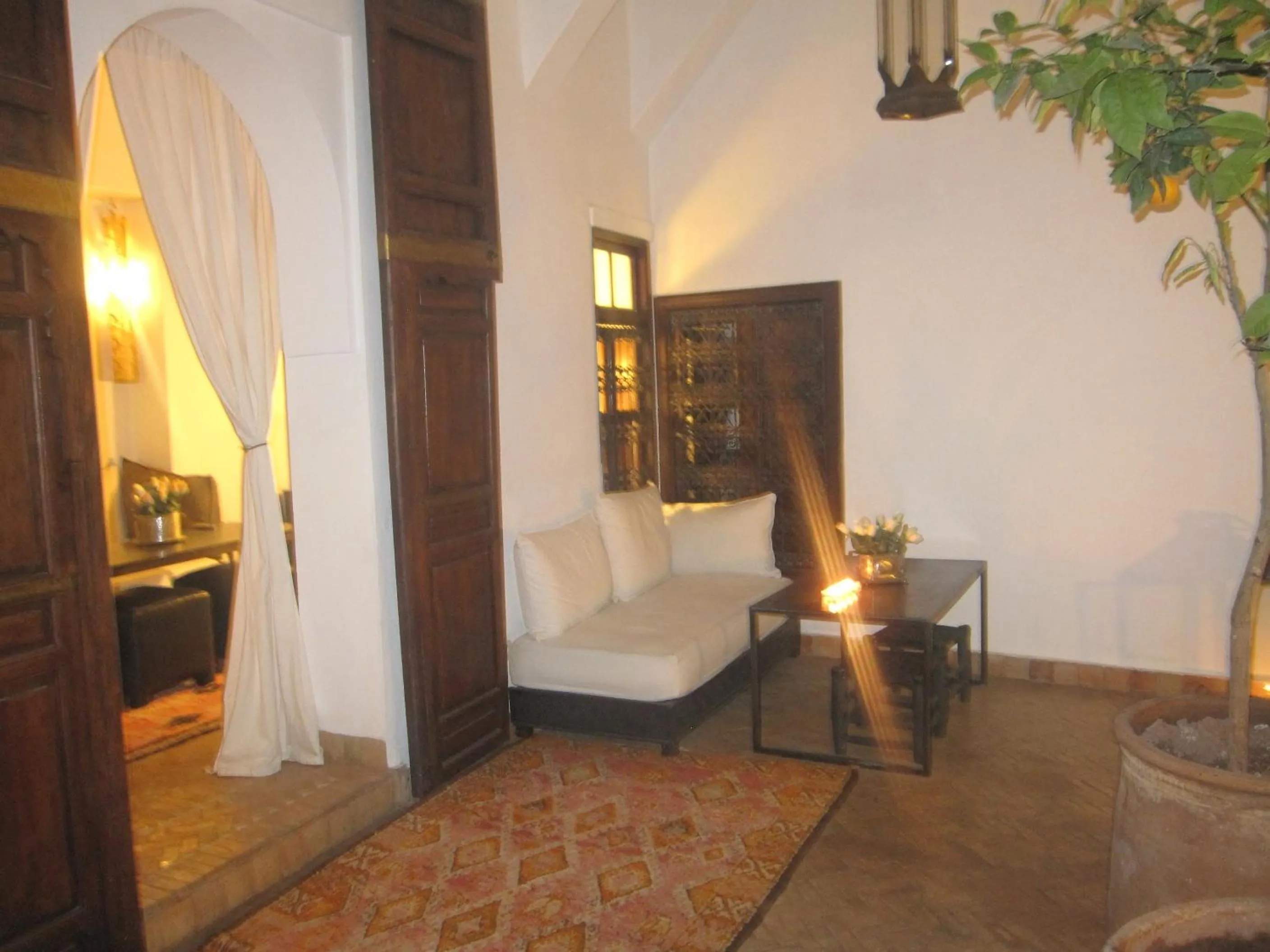 Night, Bed in Riad AZZA