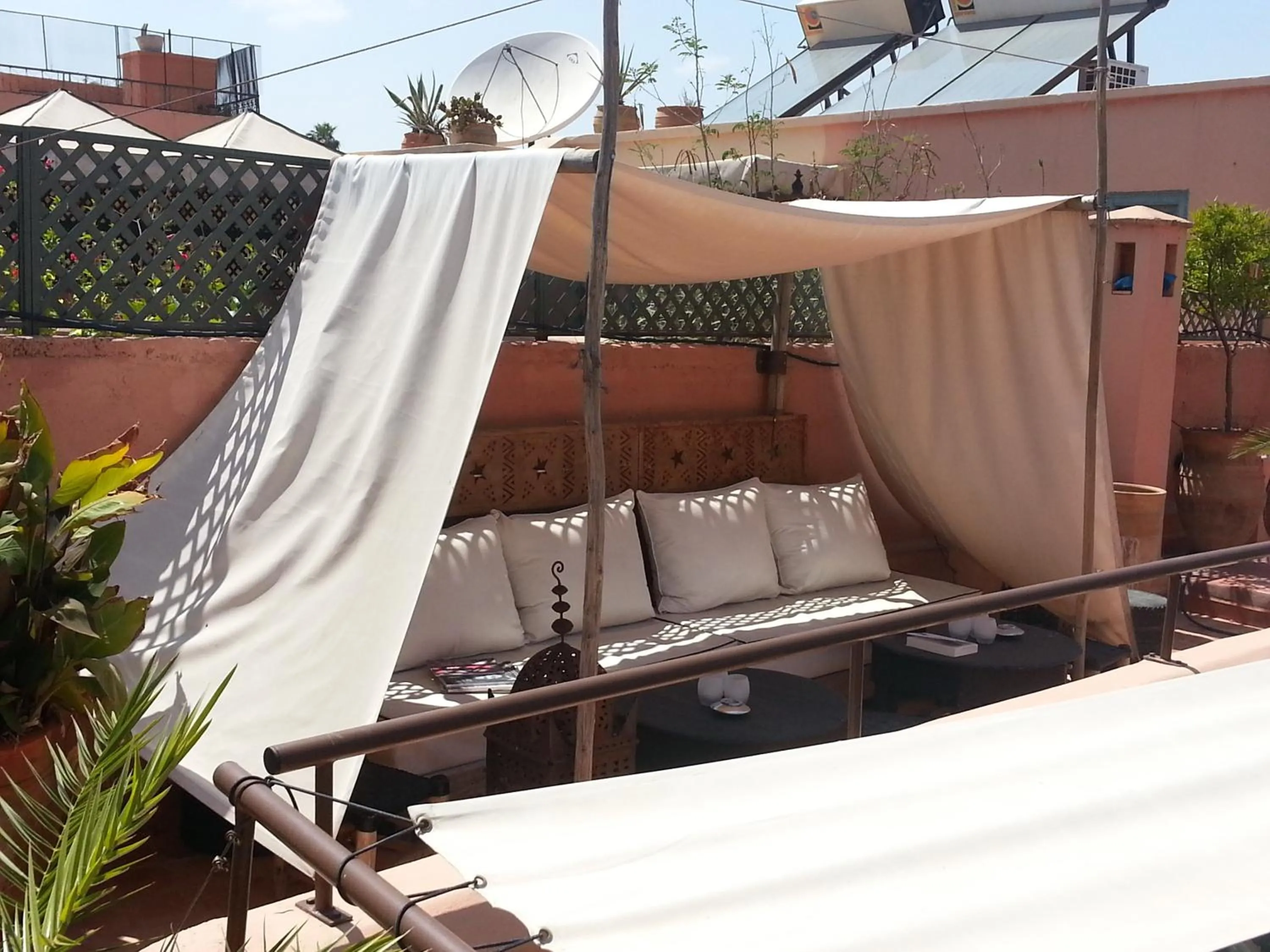 Balcony/Terrace in Riad AZZA