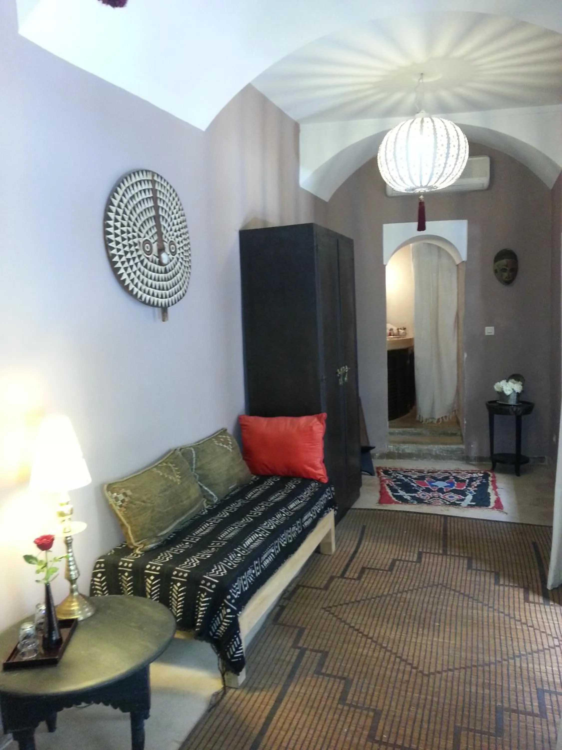 Seating area in Riad AZZA