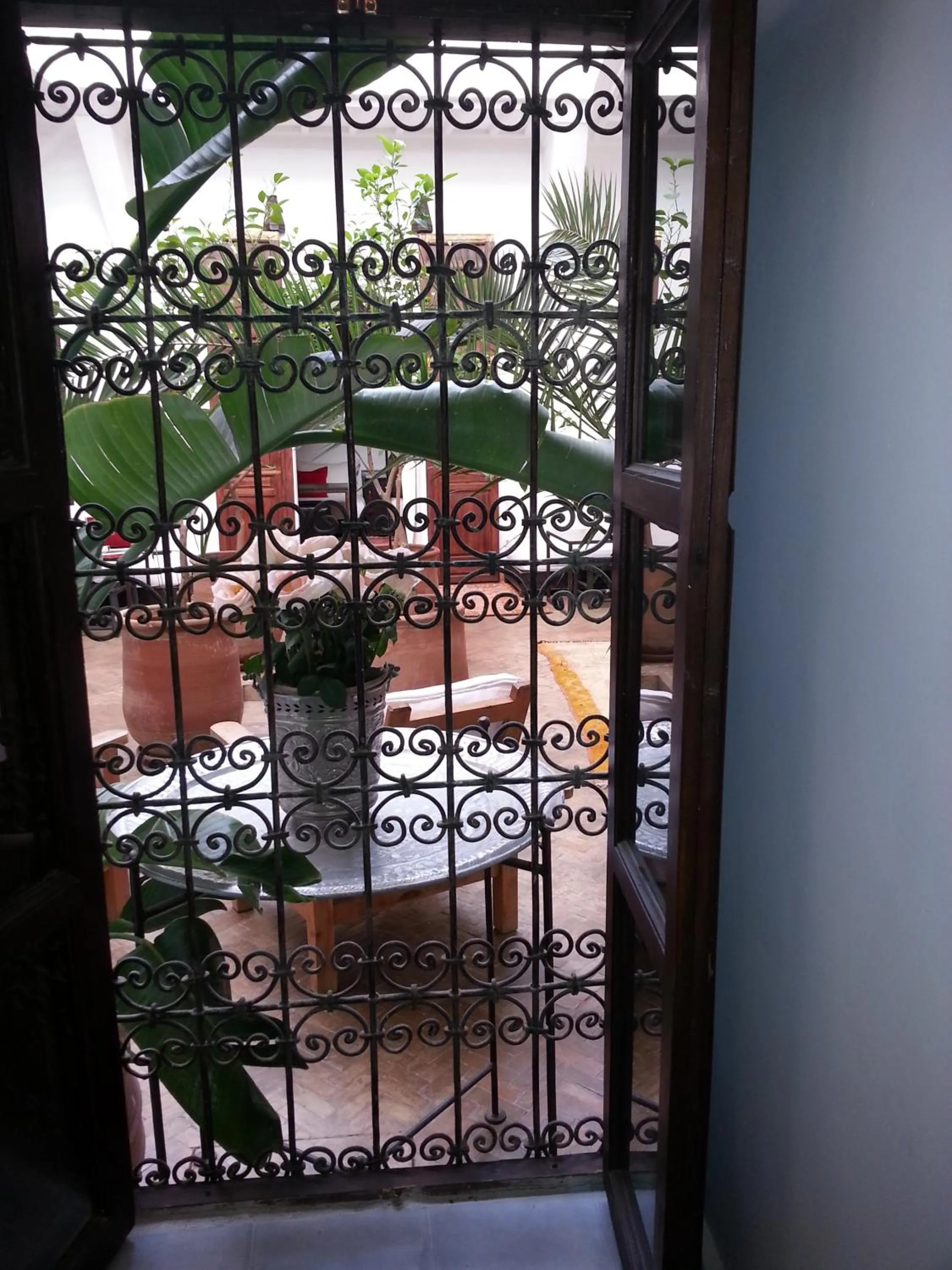 Decorative detail in Riad AZZA