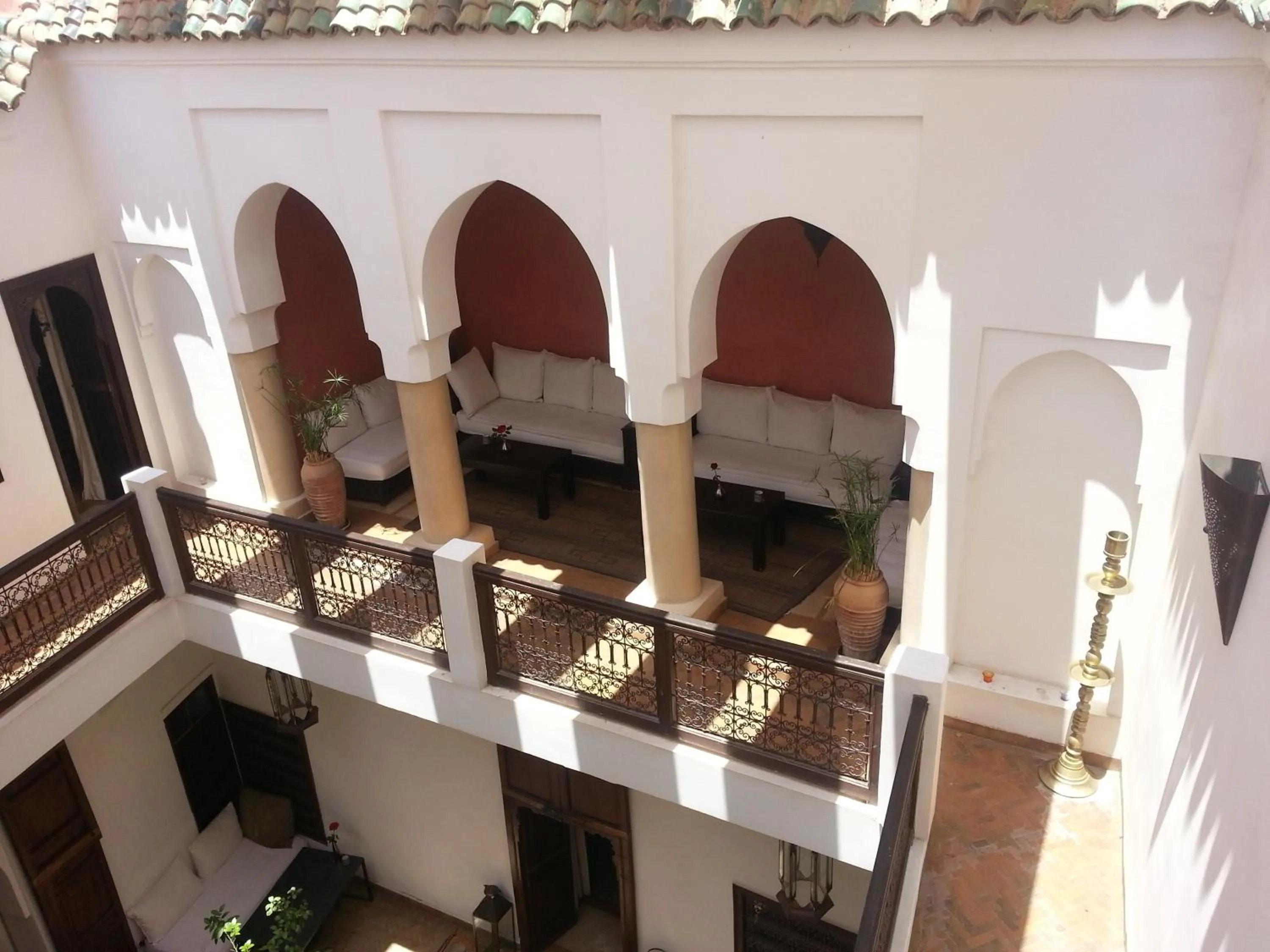 Living room in Riad AZZA