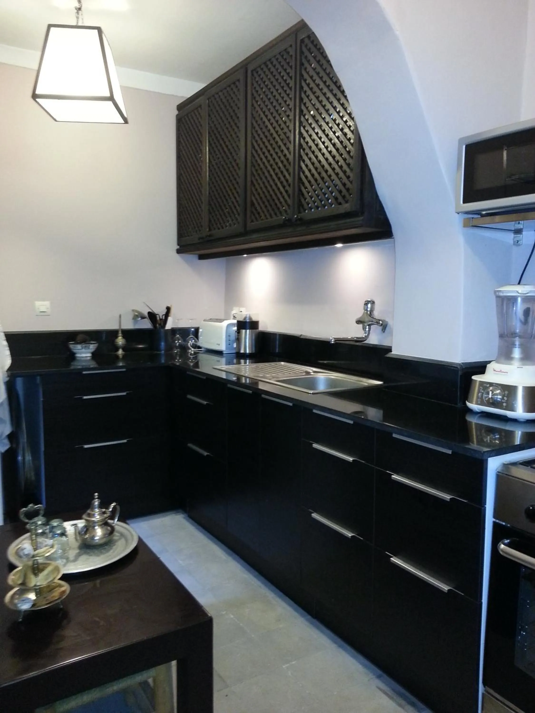 Kitchen or kitchenette in Riad AZZA