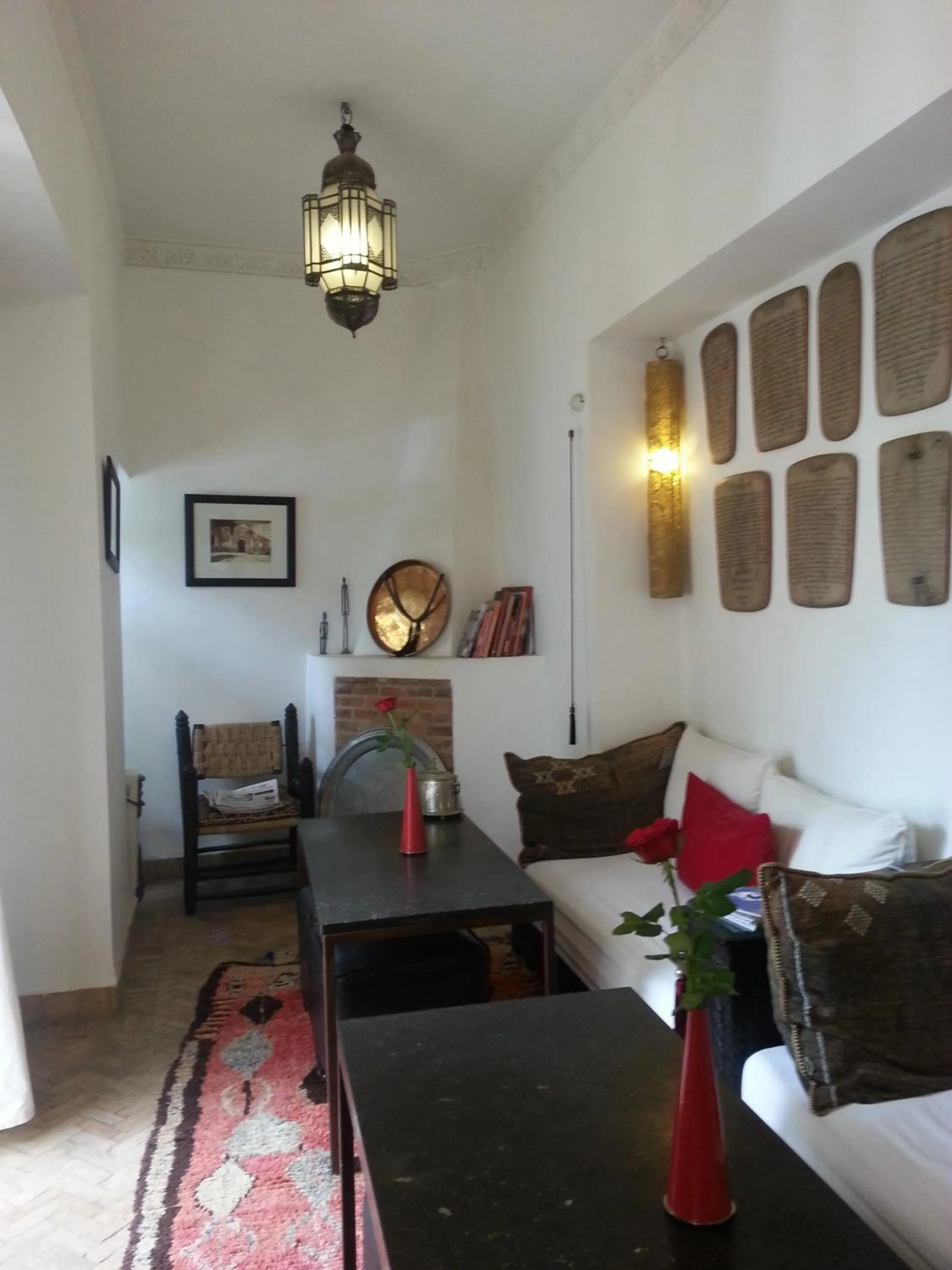 Communal lounge/ TV room in Riad AZZA