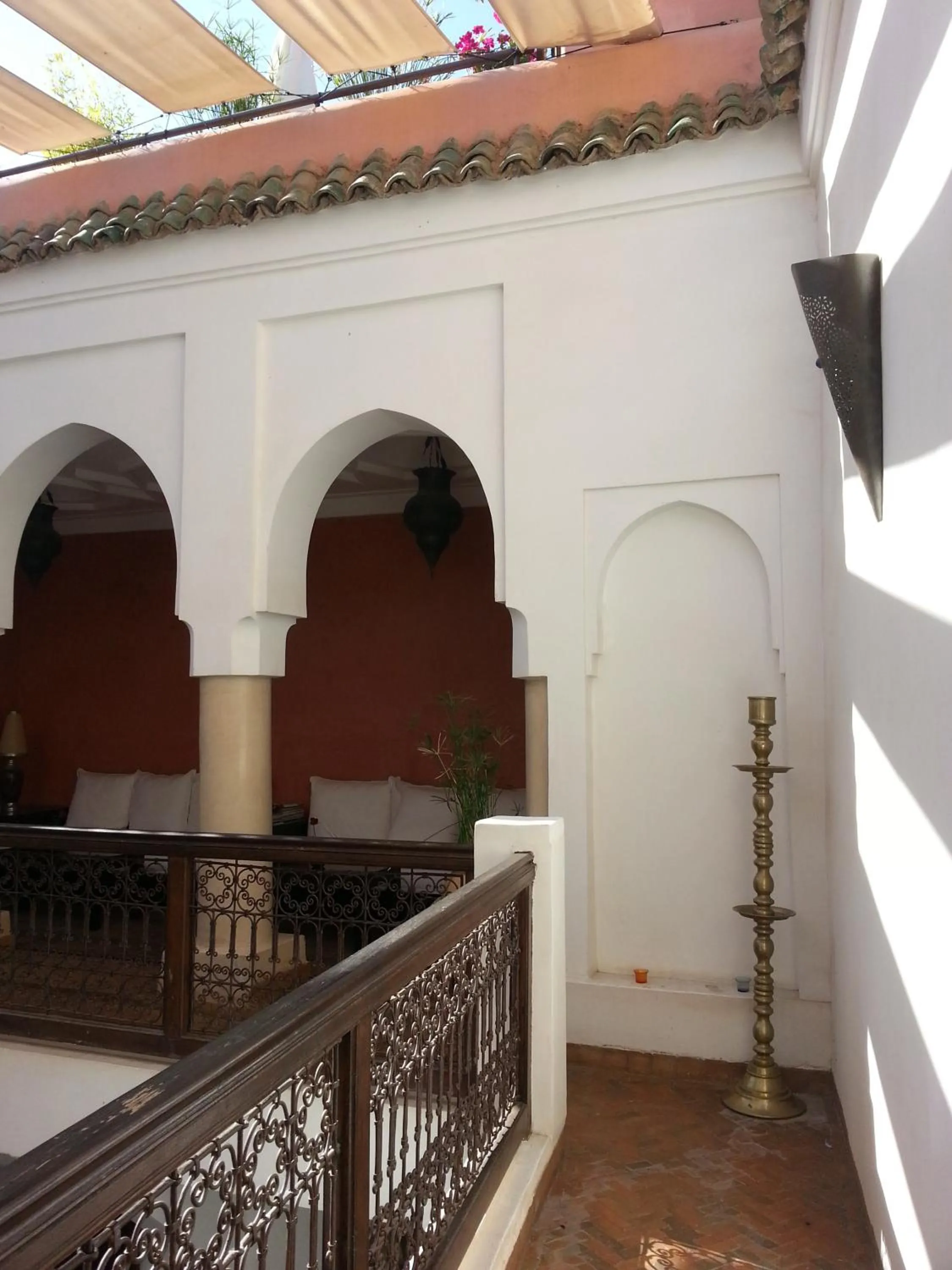 Decorative detail in Riad AZZA