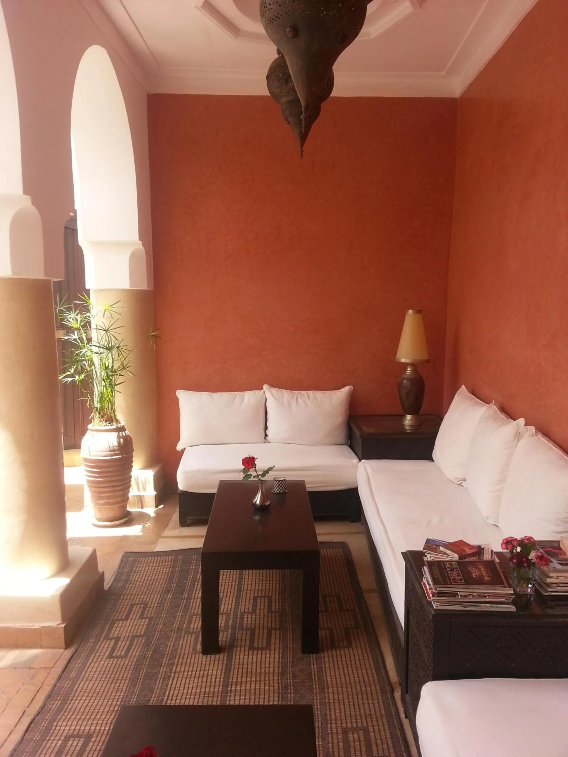 Living room in Riad AZZA