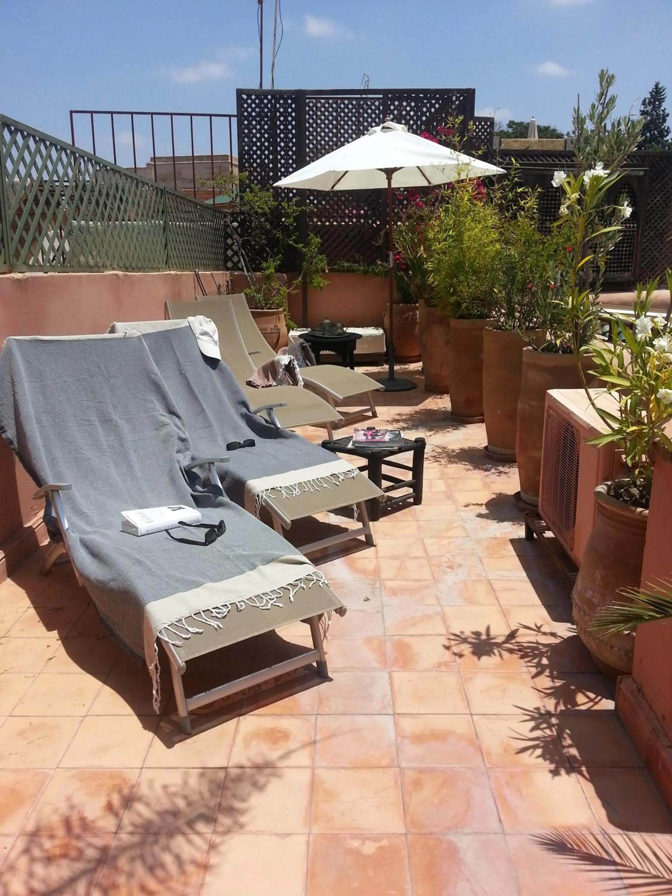 Solarium in Riad AZZA