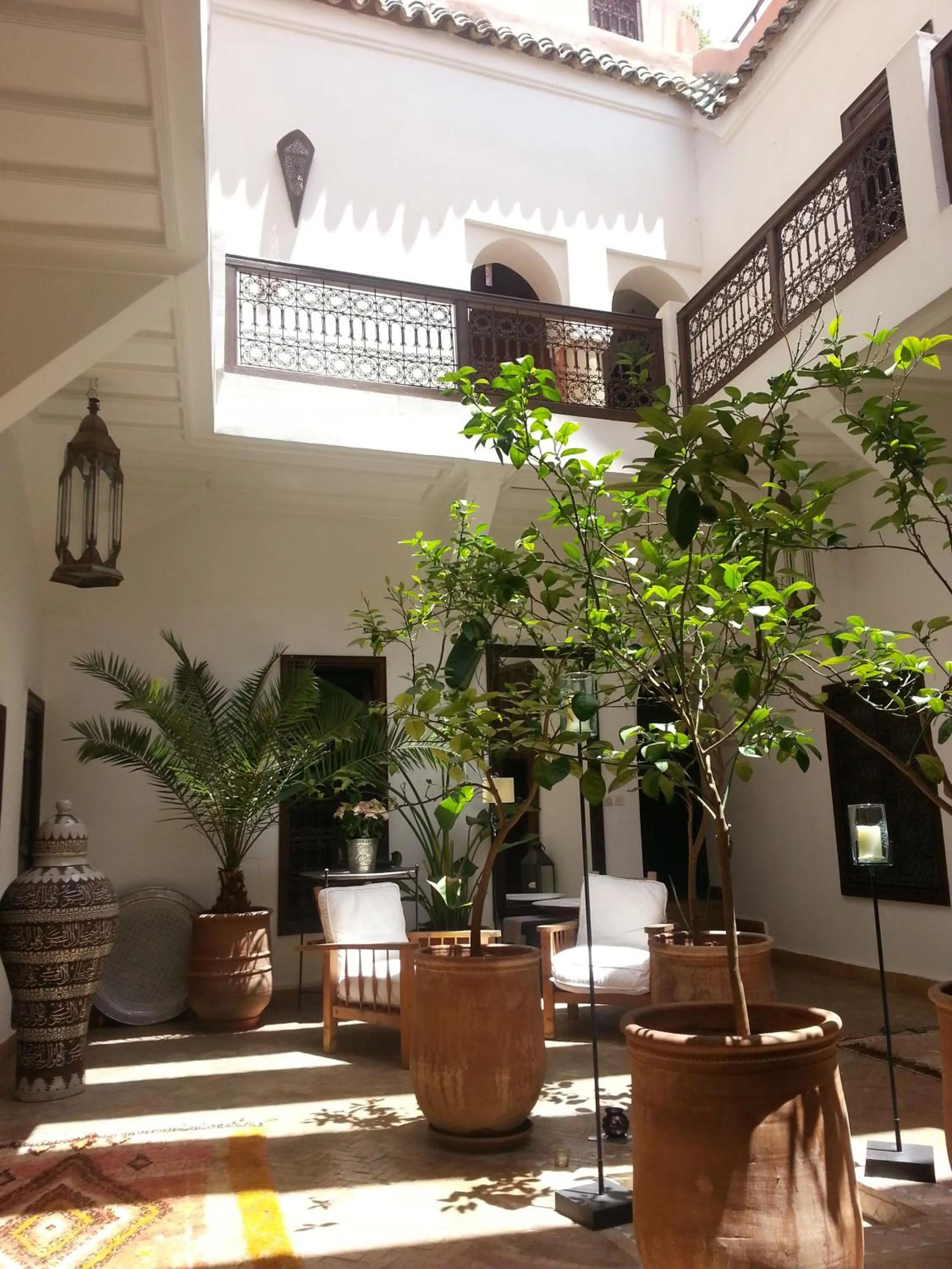 Lobby or reception in Riad AZZA