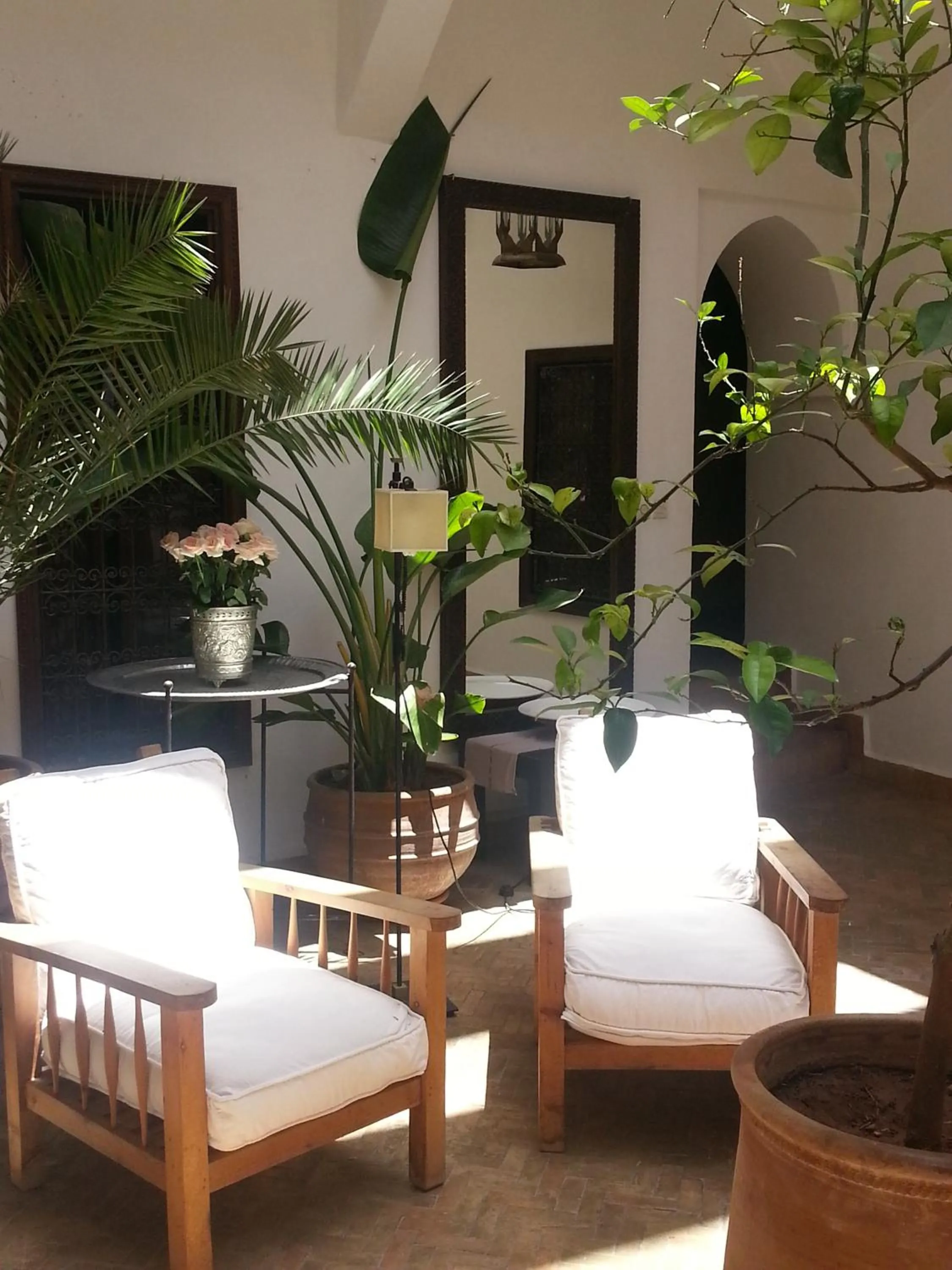 Lobby or reception in Riad AZZA