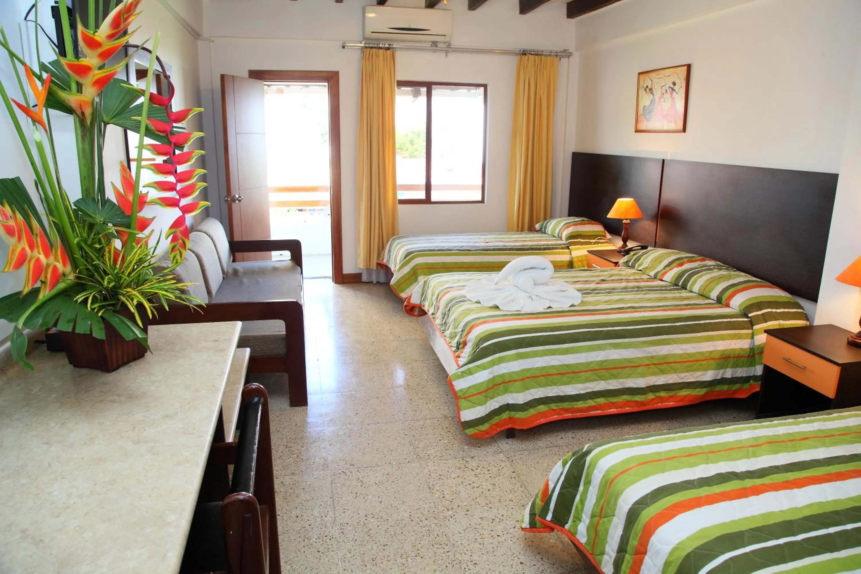 Bedroom, Bed in Hotel Puerto Ballesta