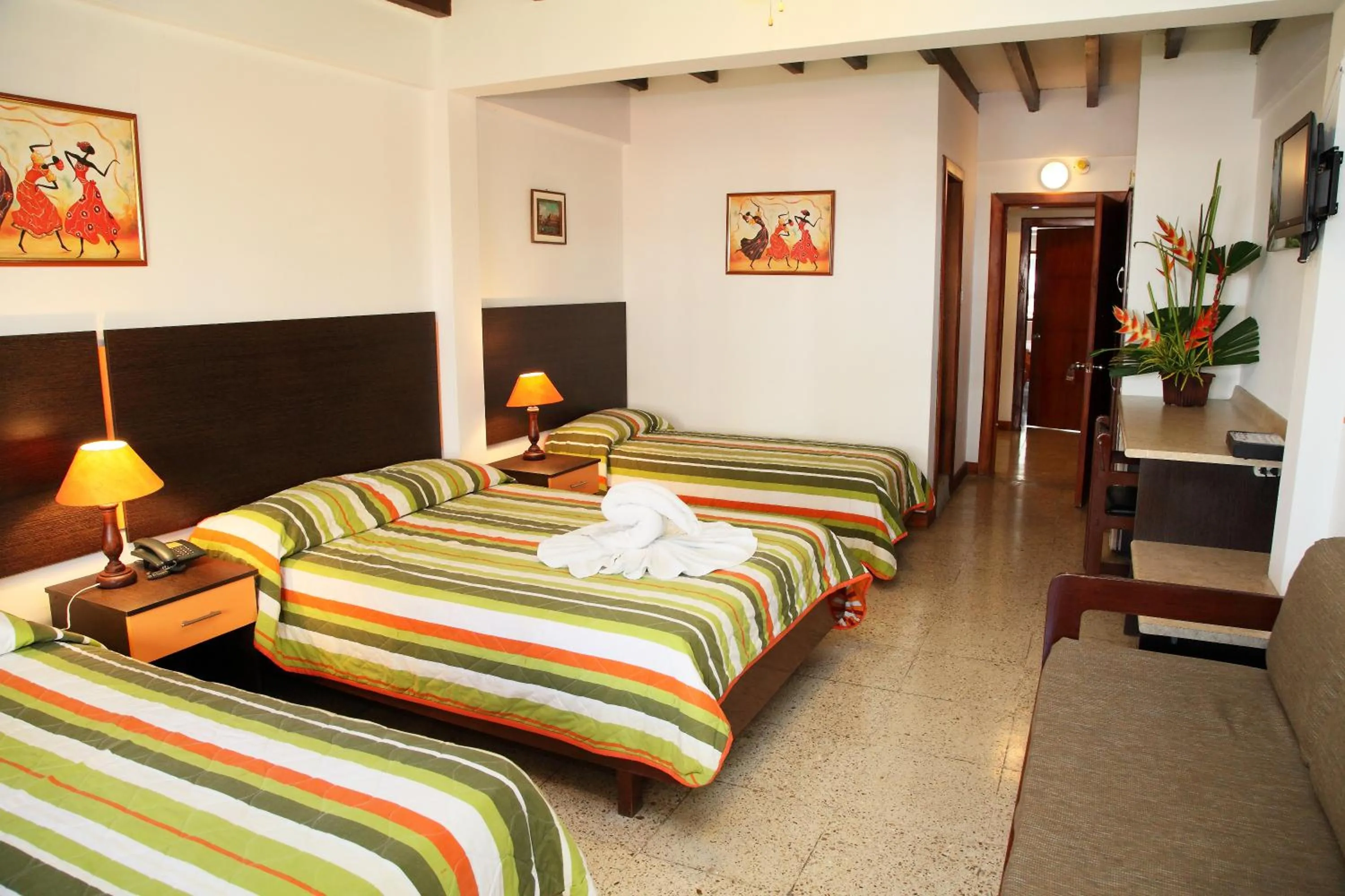 Bedroom, Bed in Hotel Puerto Ballesta