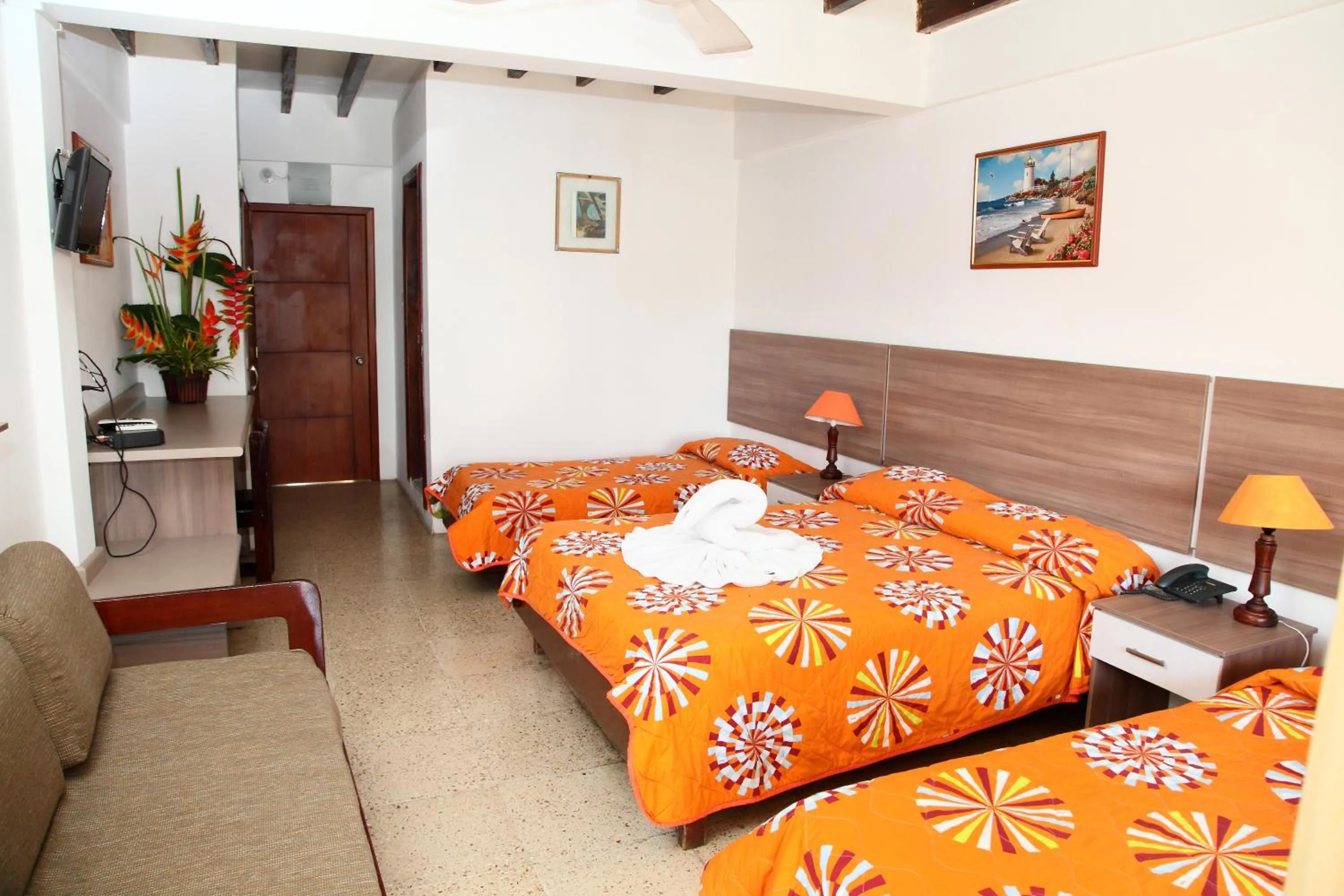Bedroom, Bed in Hotel Puerto Ballesta