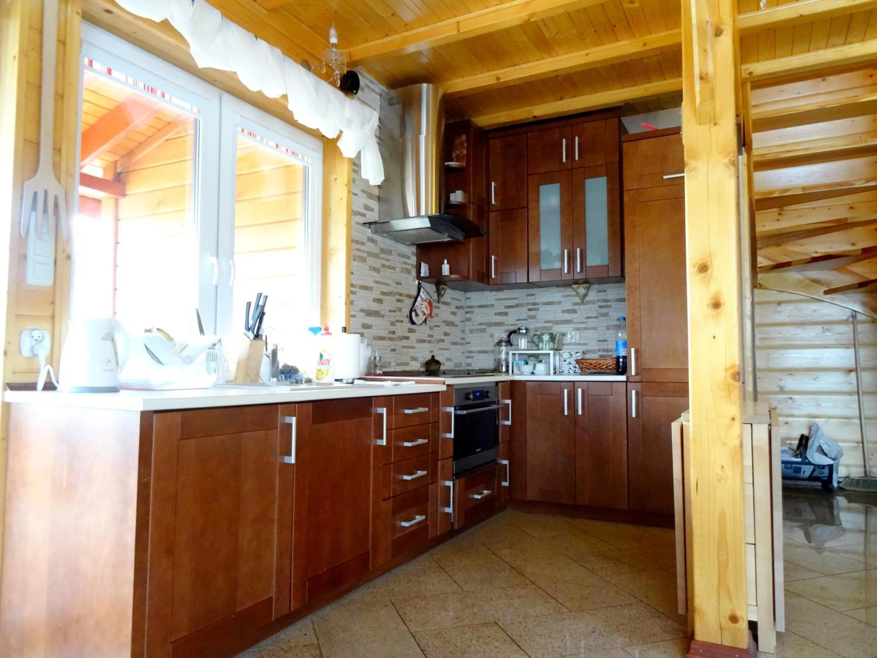 Kitchen or kitchenette in Dom Derbend na wyłączność