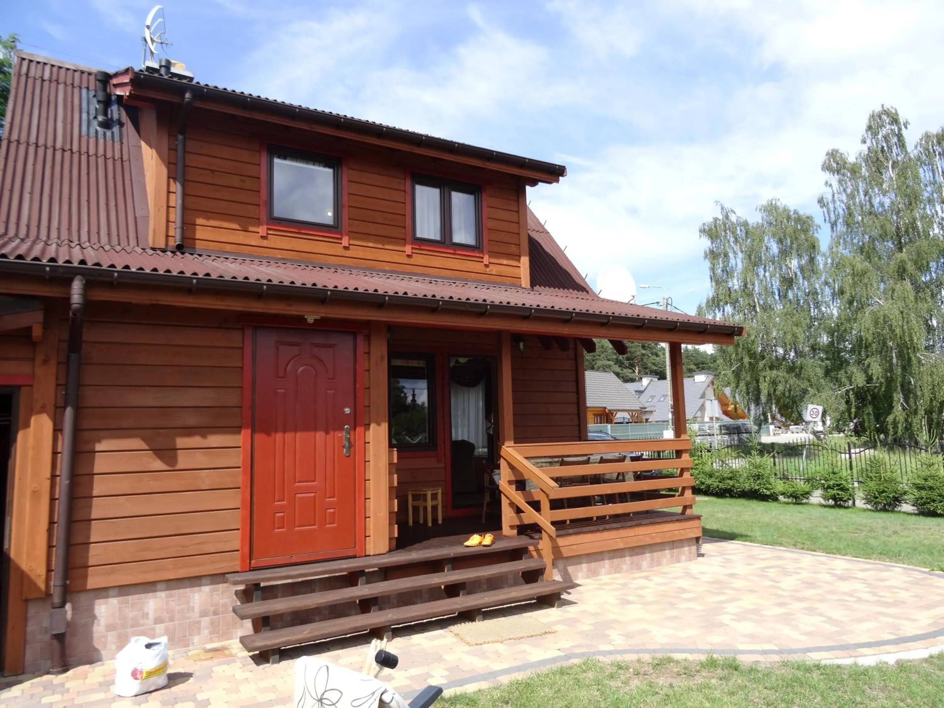 Balcony/Terrace in Dom Derbend na wyłączność