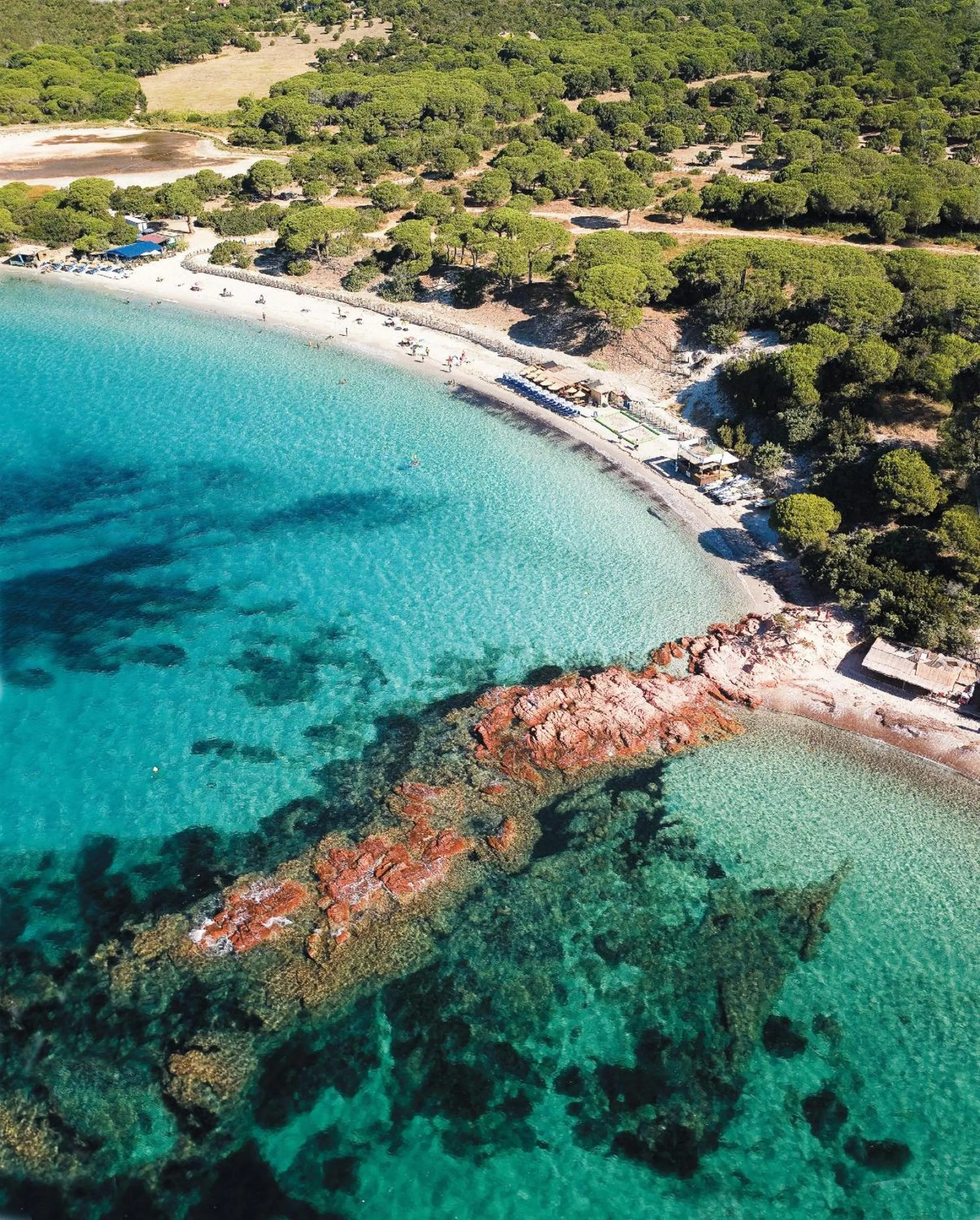 Beach in Hôtel Ambassador Palombaggia