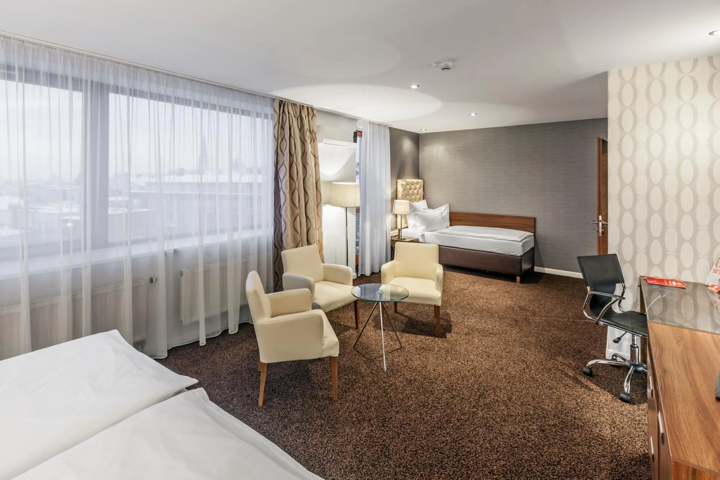 Photo of the whole room, Bed in Pytloun City Boutique Self Check-in Hotel