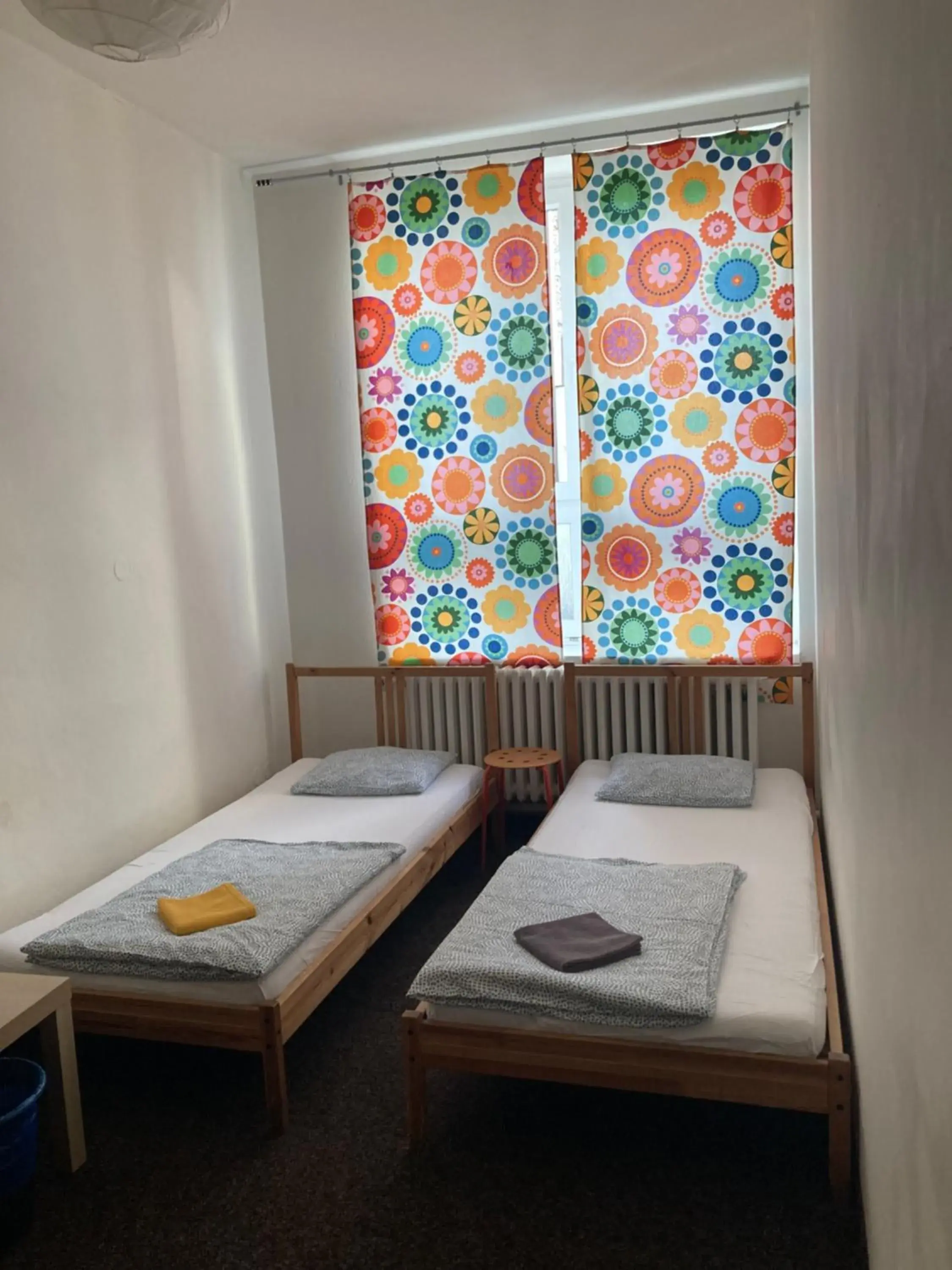 Double or Twin Room with Shared Bathroom - single occupancy in Hostel Praha Ládví Double or Twin Room with Shared Bathroom - single occupancy in Hostel Praha Ládví