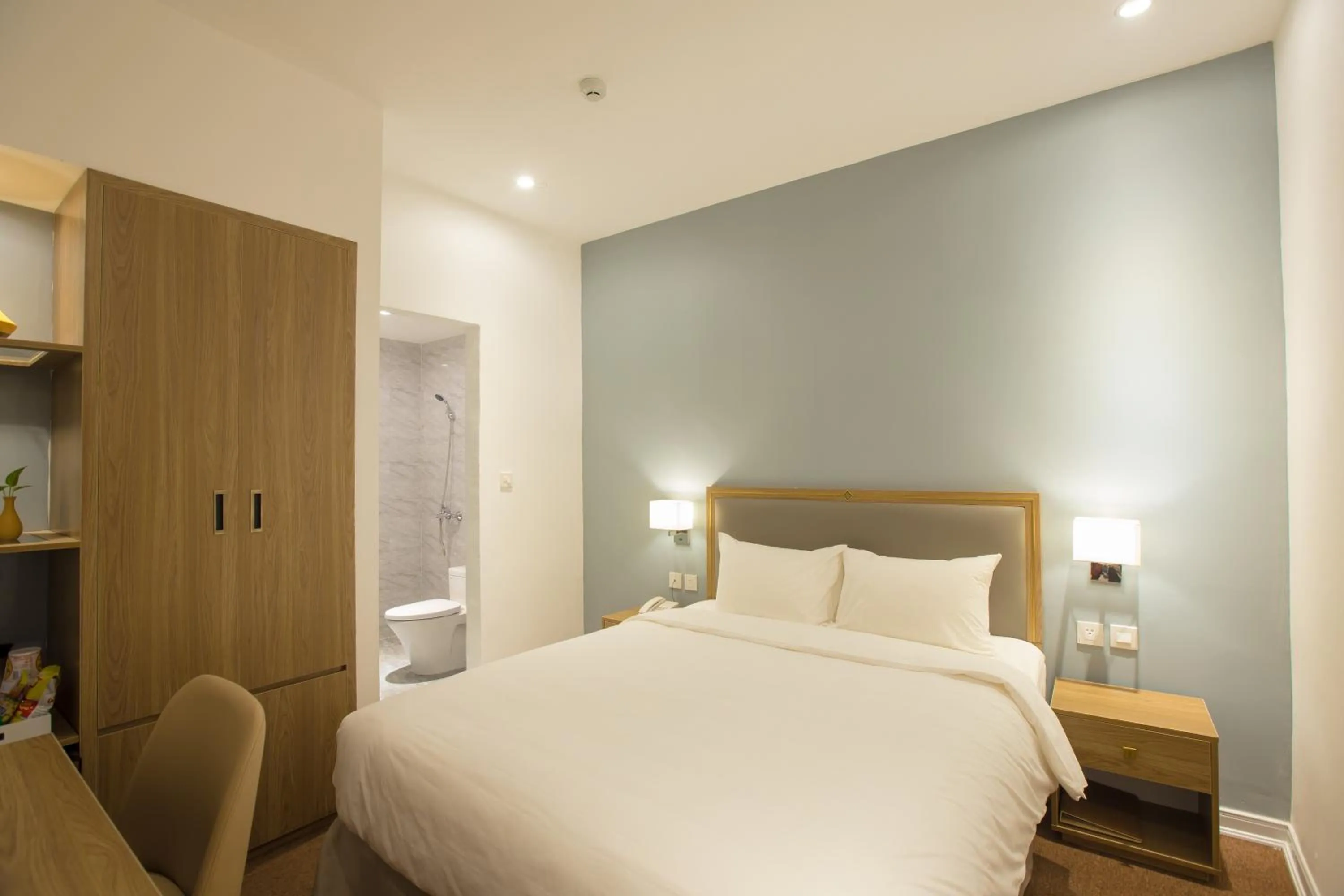 Living room, Bed in Vy House