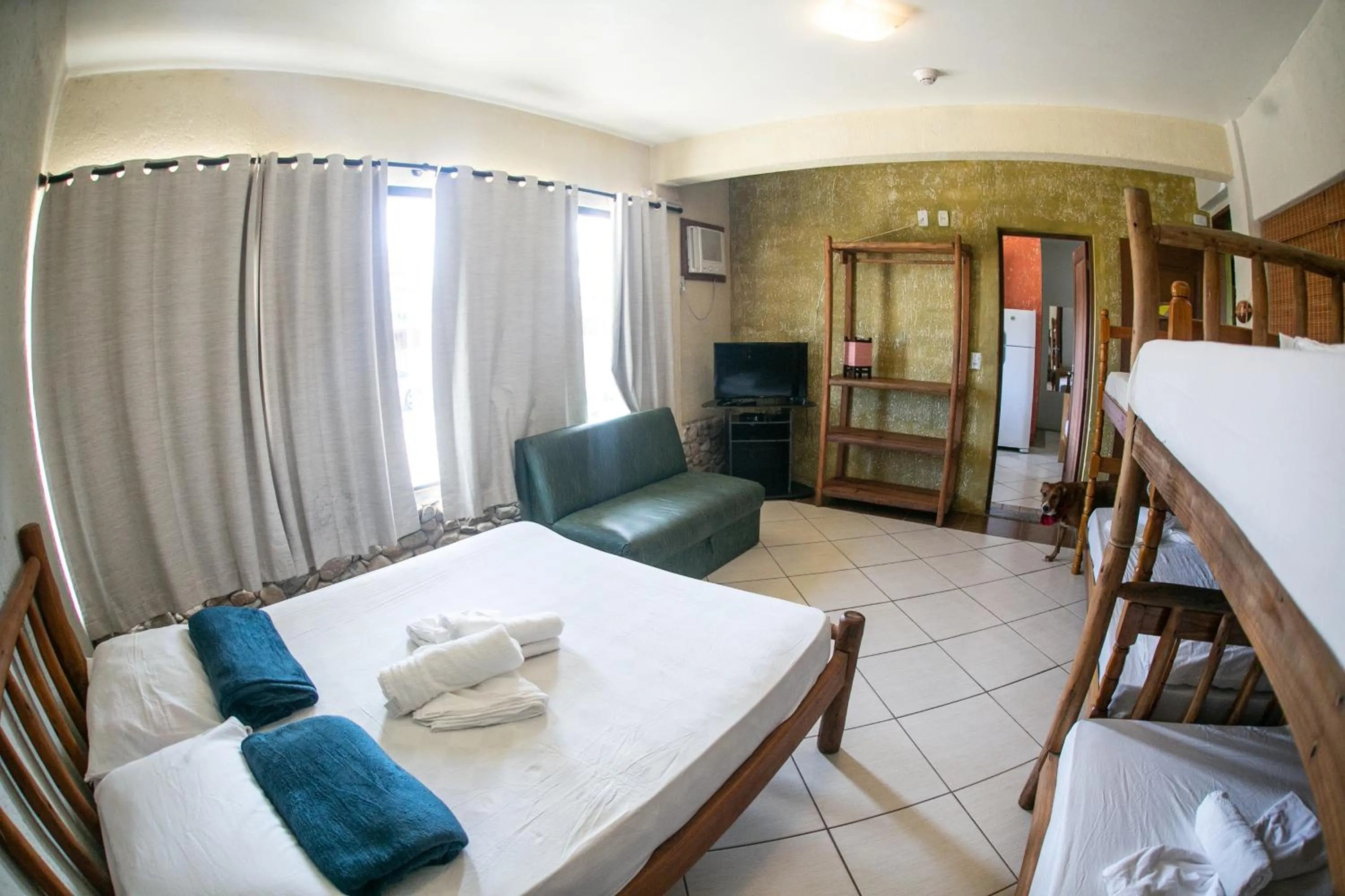 Bed in Pousada Pé na Areia