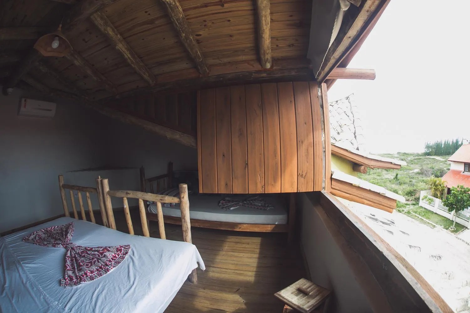 Bed in Pousada Pé na Areia