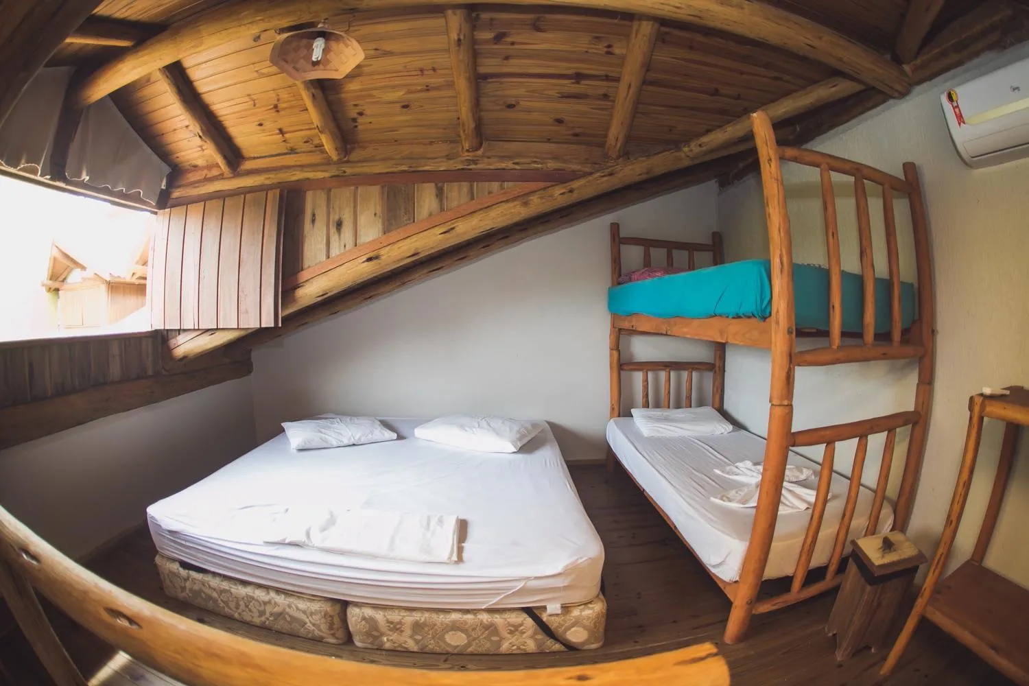 Bed in Pousada Pé na Areia