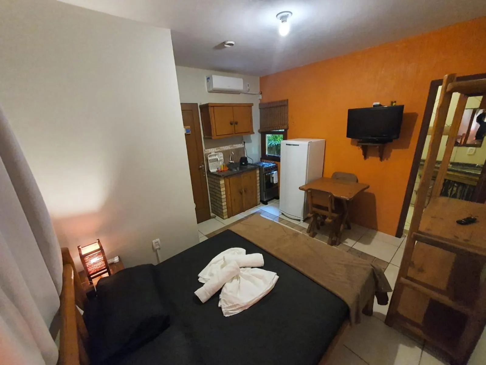 Bed in Pousada Pé na Areia