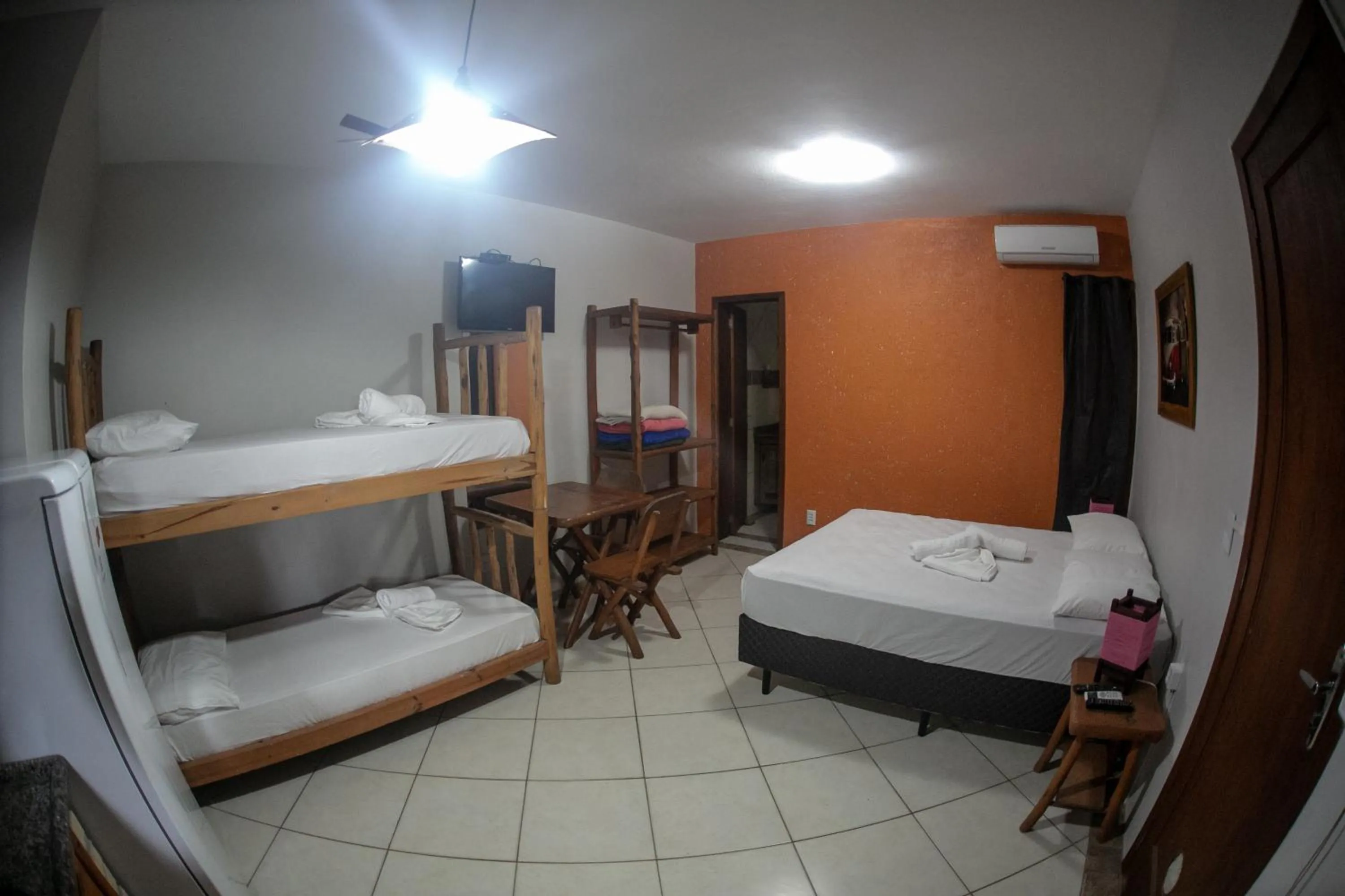 Bed in Pousada Pé na Areia