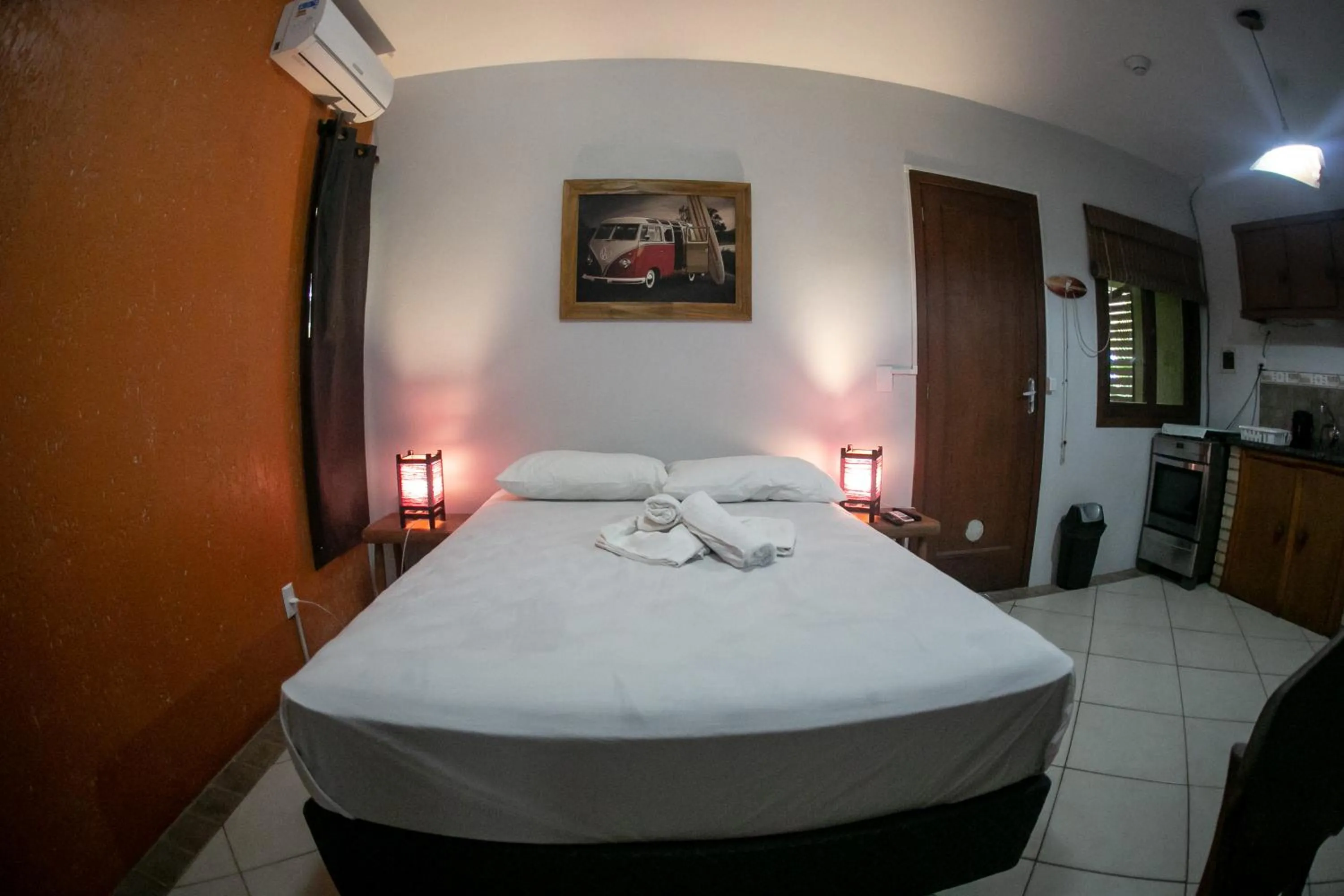 Bed in Pousada Pé na Areia