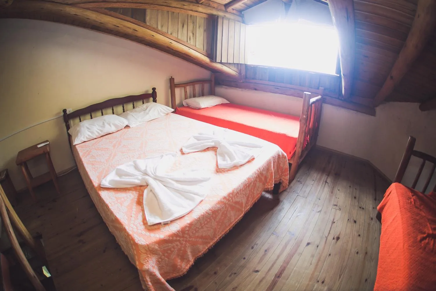 Bed in Pousada Pé na Areia