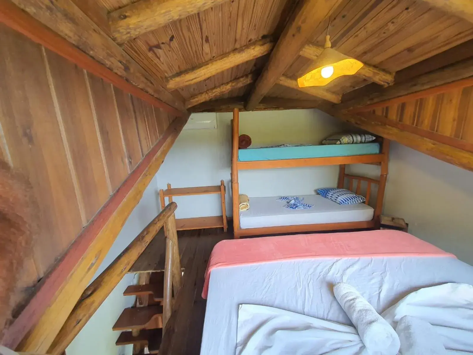 Quadruple Room with Sea View in Pousada Pé na Areia Quadruple Room with Sea View in Pousada Pé na Areia