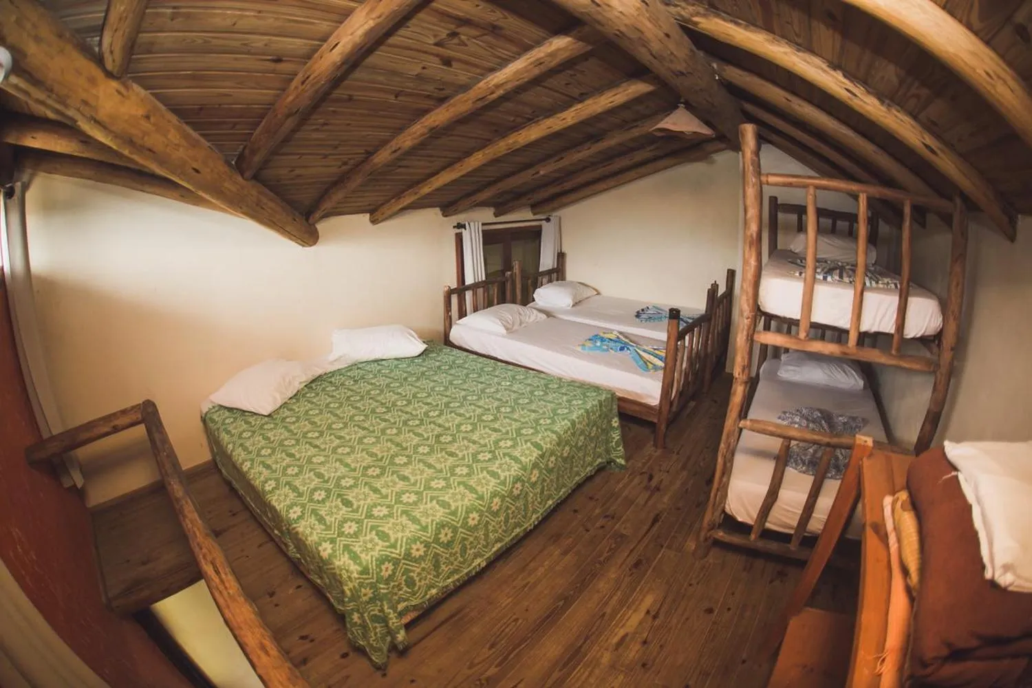 Bed in Pousada Pé na Areia