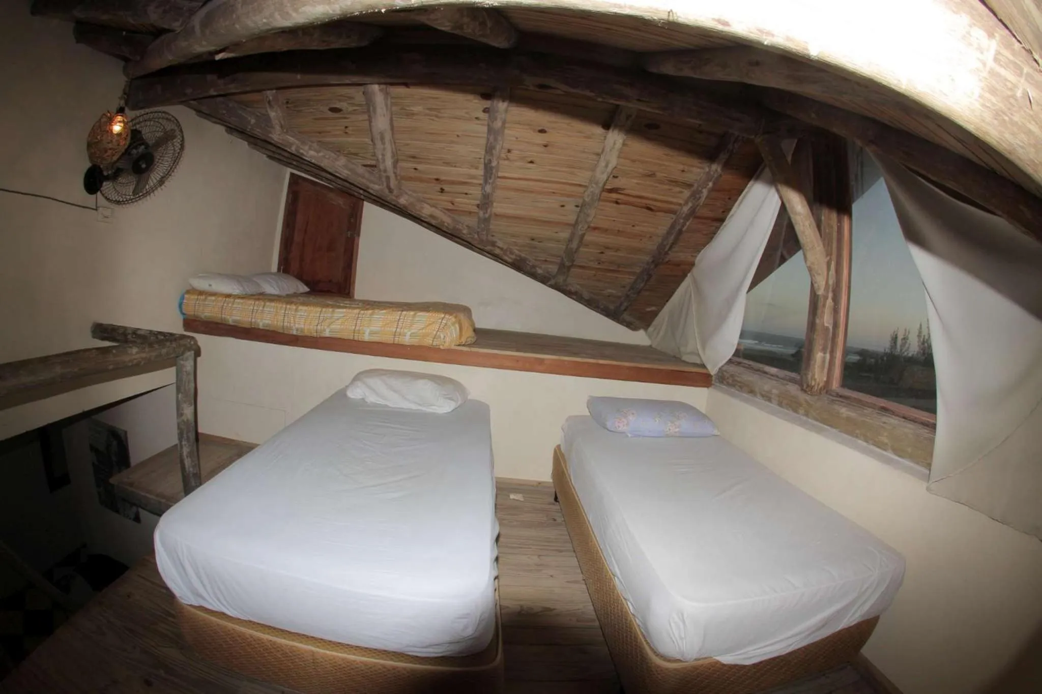 Bed in Pousada Pé na Areia