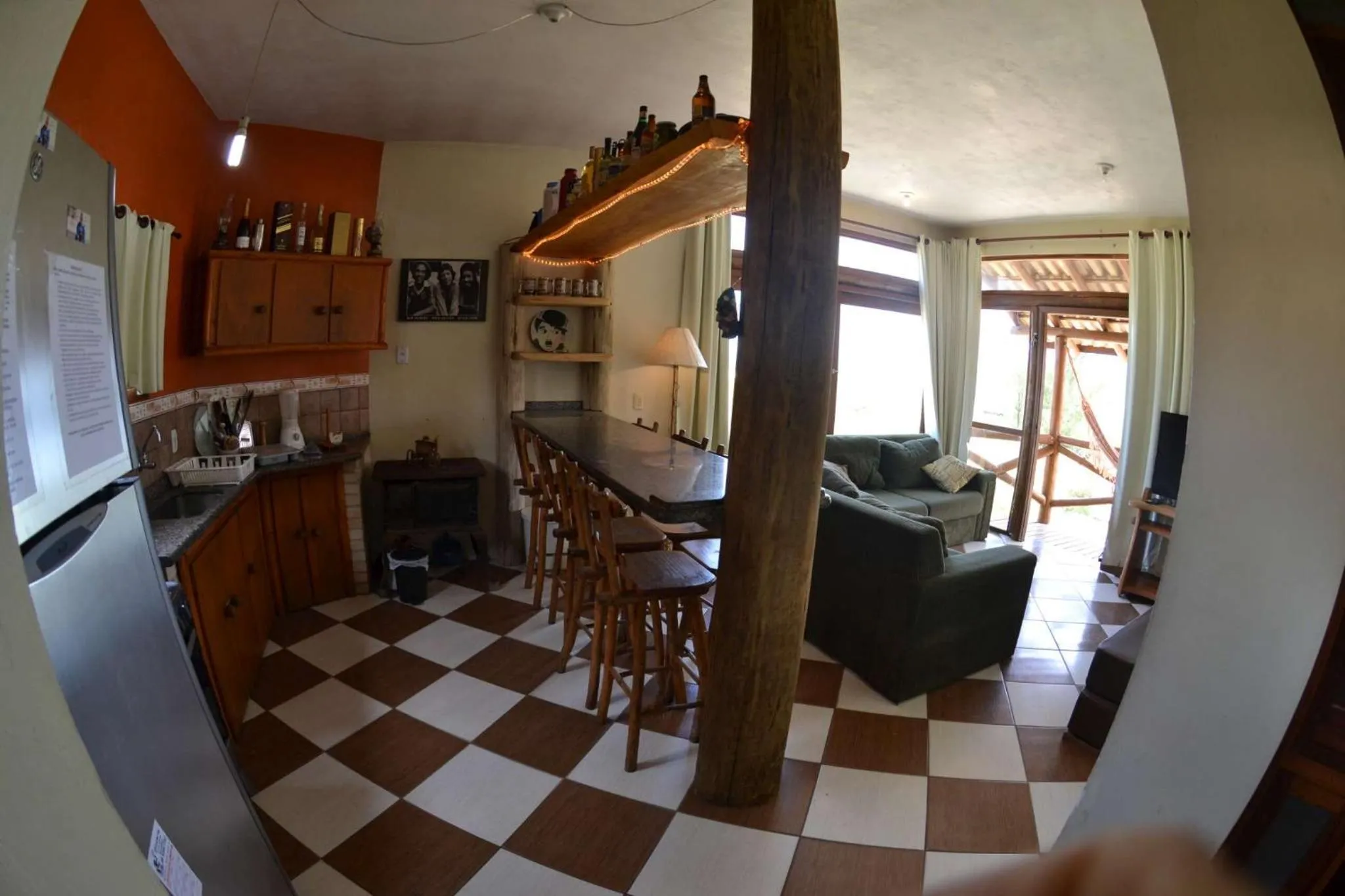 Dining area in Pousada Pé na Areia