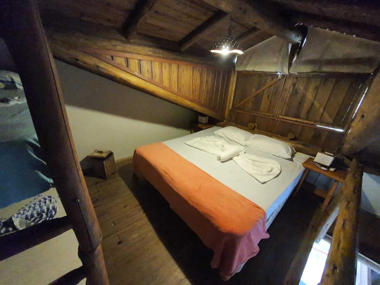 Bed in Pousada Pé na Areia