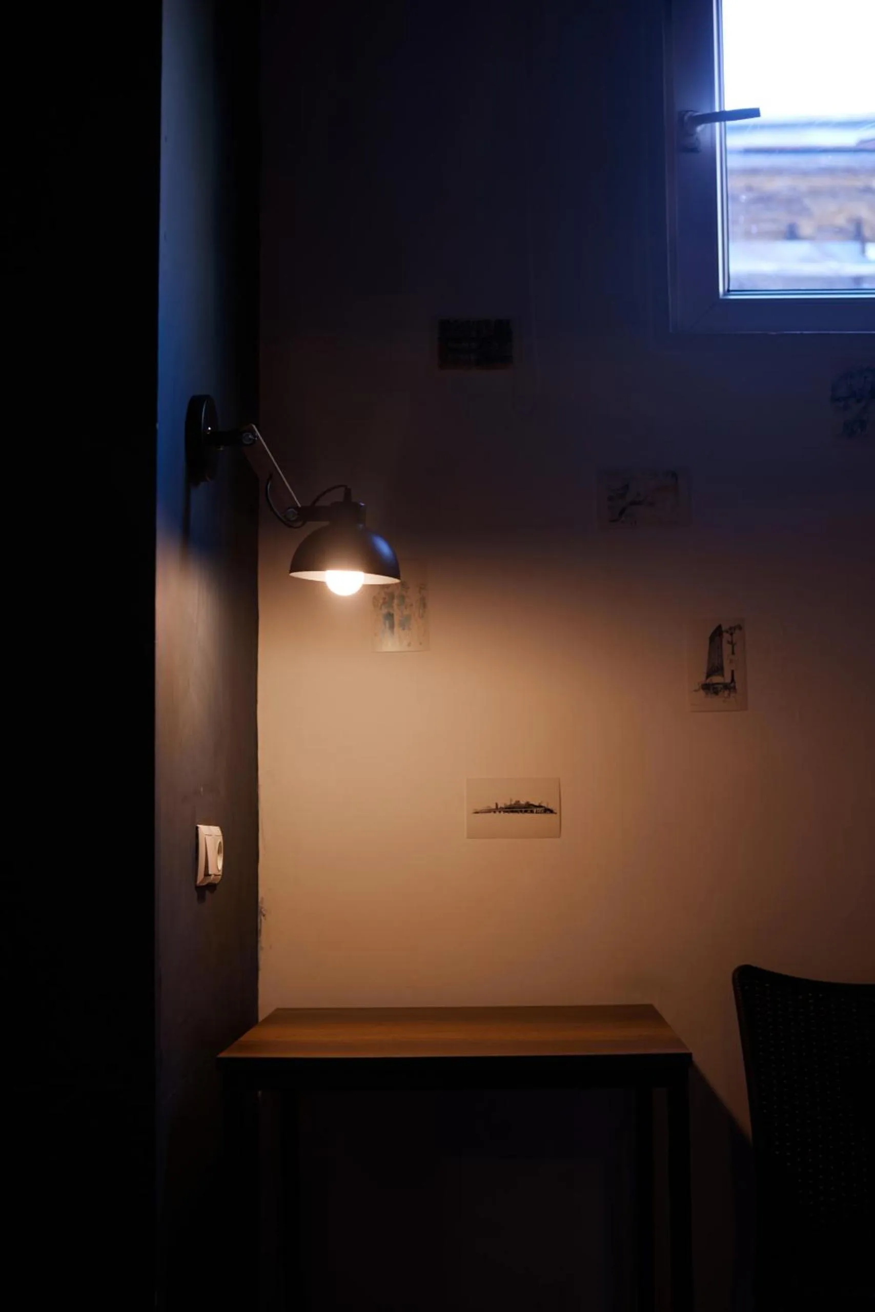 Decorative detail in Moosica Hostel