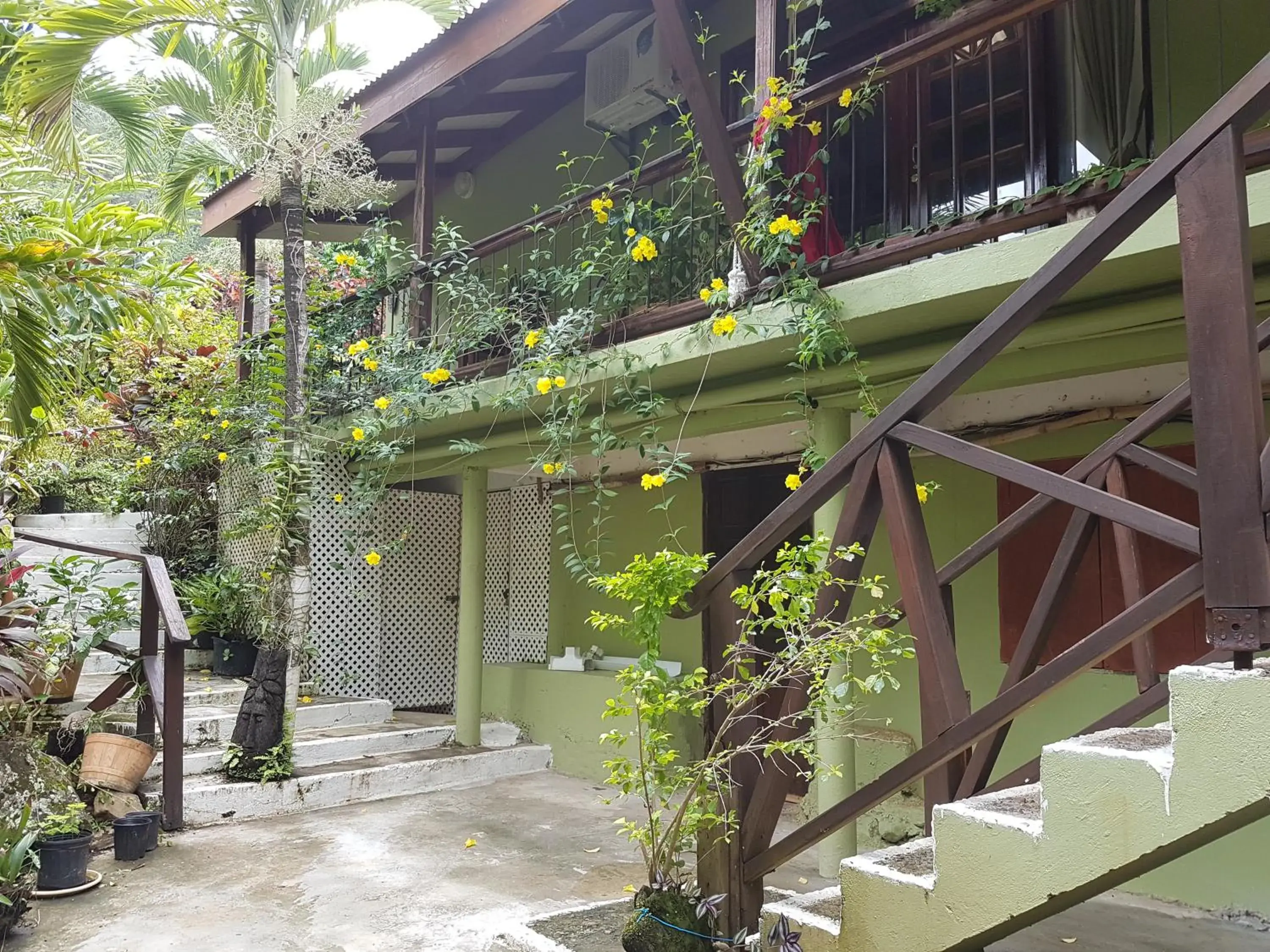 Semi deluxe room with AC garden or mountain view in Hibiscus Valley Inn Semi deluxe room with AC garden or mountain view in Hibiscus Valley Inn