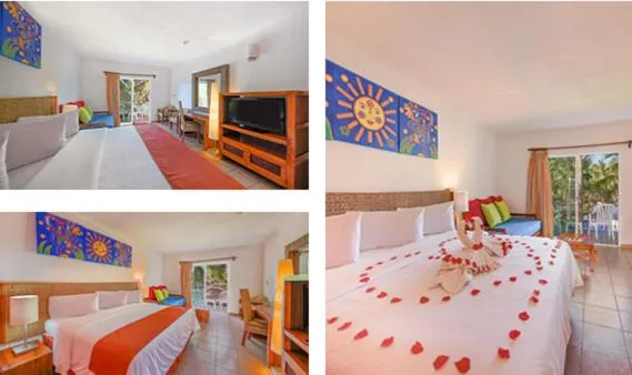 Bed in Grand Decameron Complex Bucerias, A Trademark All-Inclusive Resort