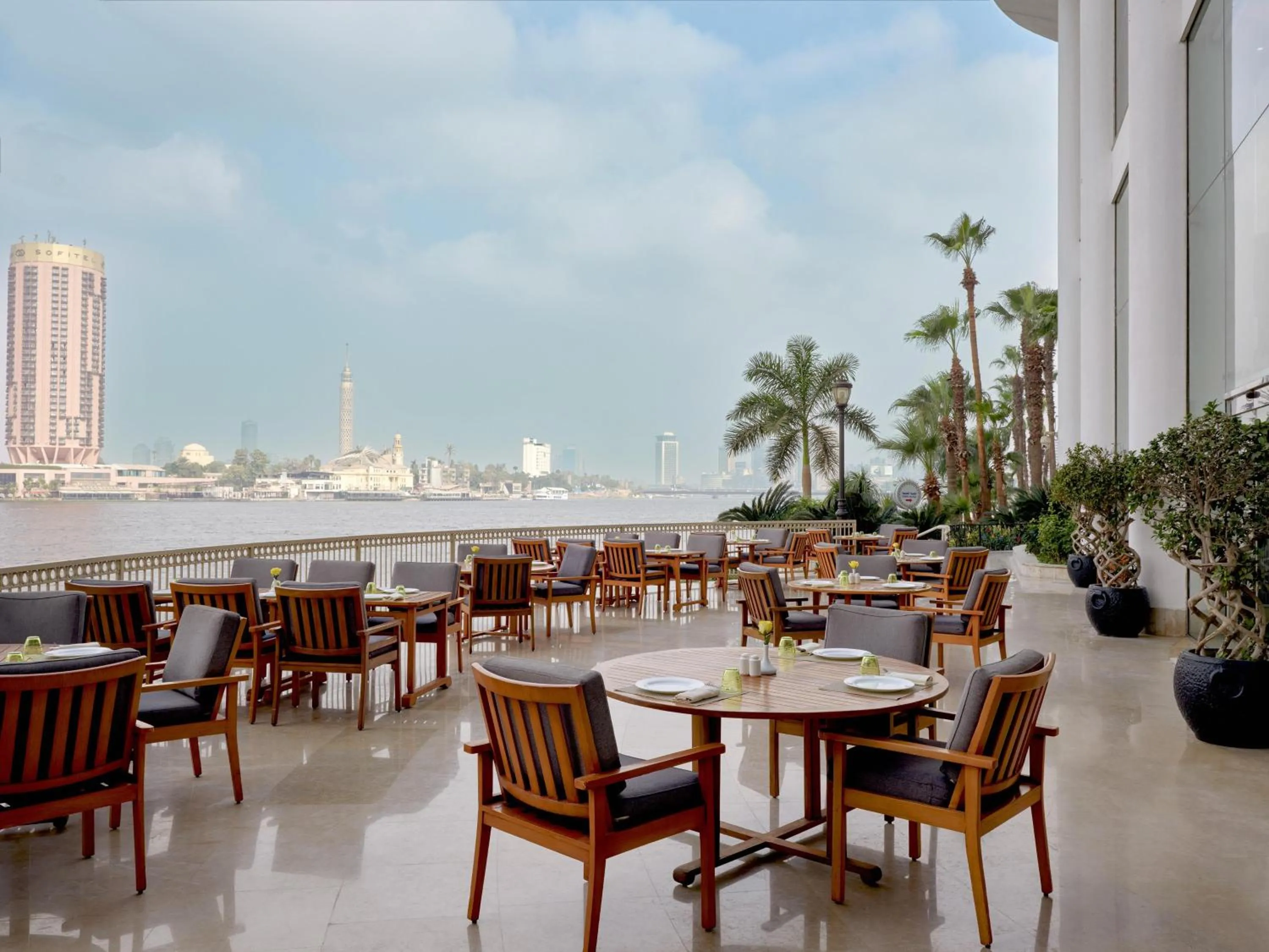 Garden in Hilton Cairo Grand Nile