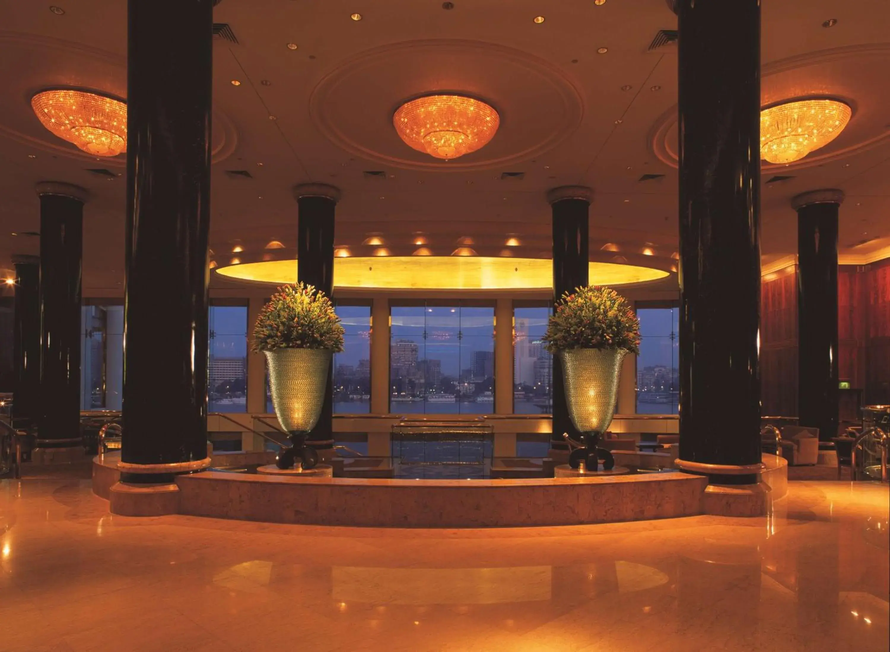 Lobby or reception in Hilton Cairo Grand Nile Lobby or reception in Hilton Cairo Grand Nile