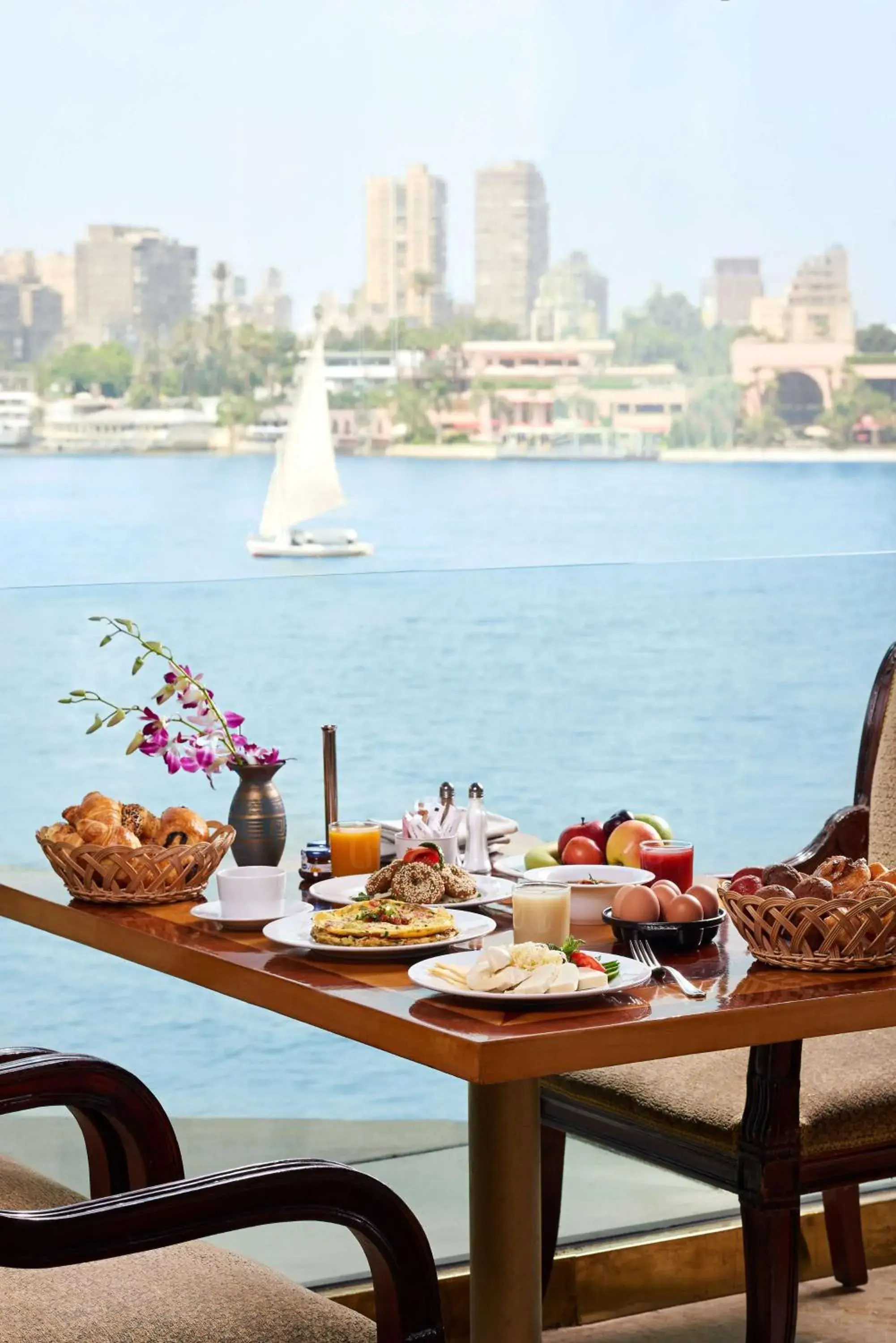 Breakfast in Hilton Cairo Grand Nile Breakfast in Hilton Cairo Grand Nile