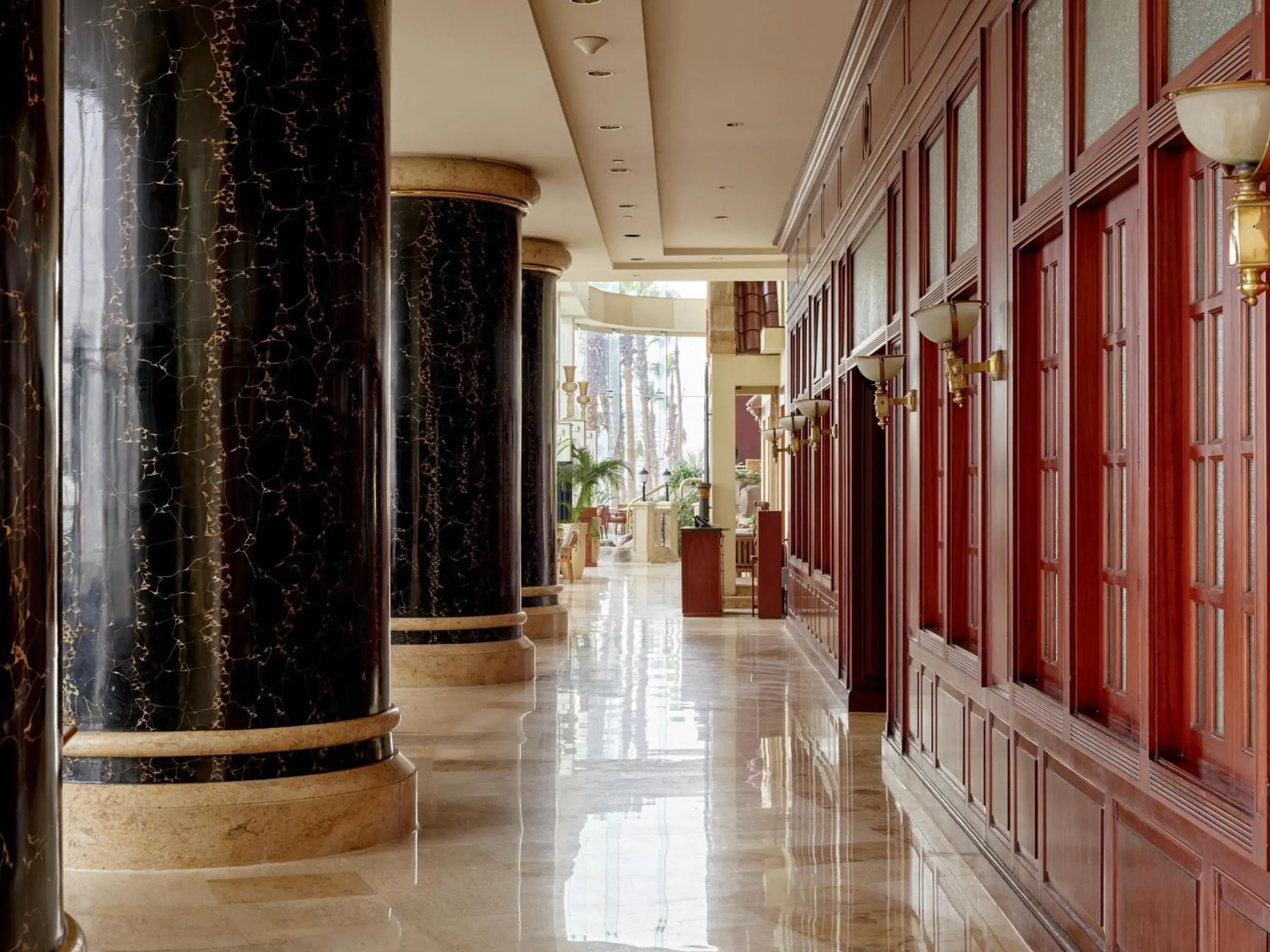 Lobby or reception in Hilton Cairo Grand Nile Lobby or reception in Hilton Cairo Grand Nile