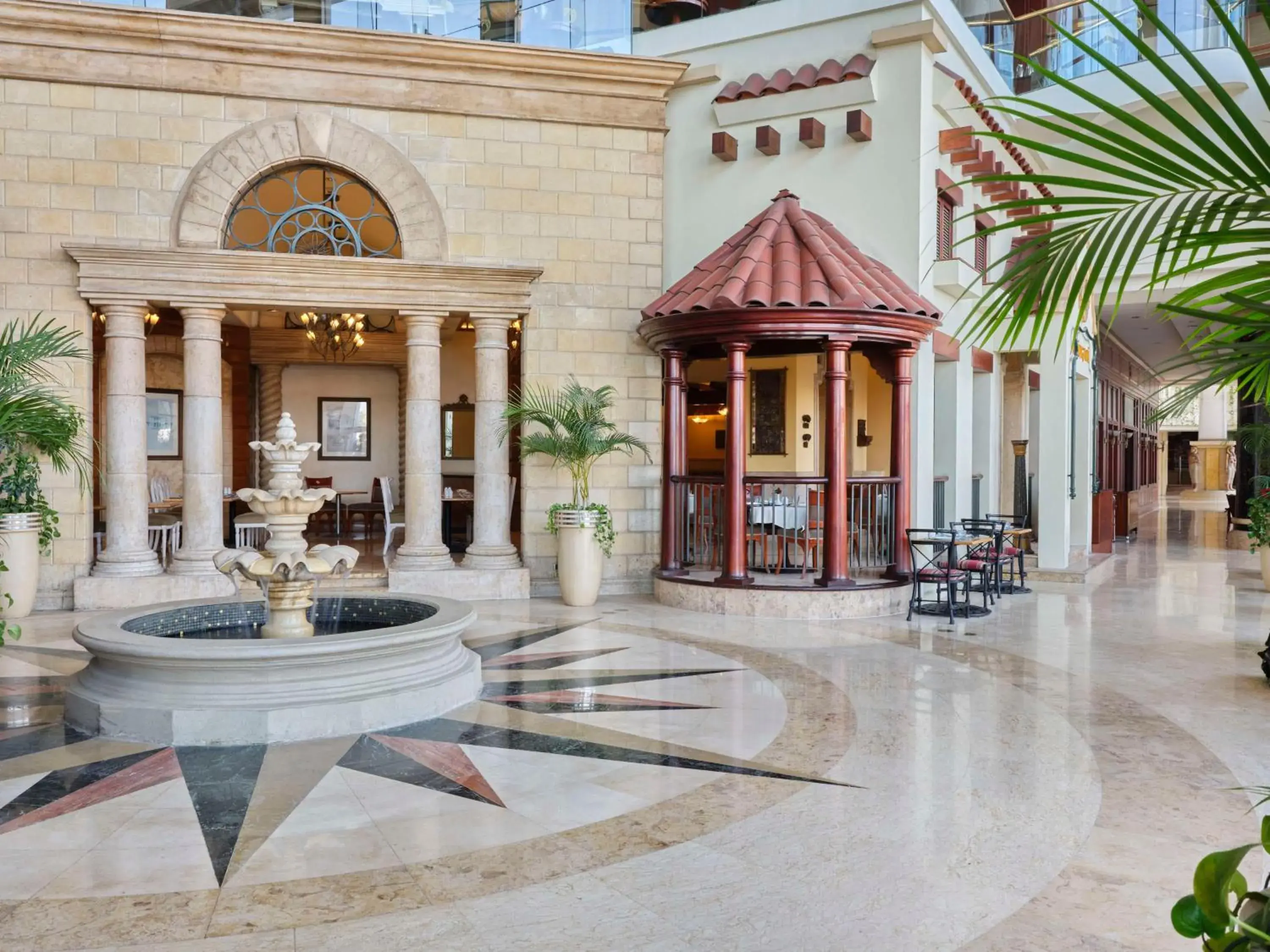Lobby or reception in Hilton Cairo Grand Nile Lobby or reception in Hilton Cairo Grand Nile